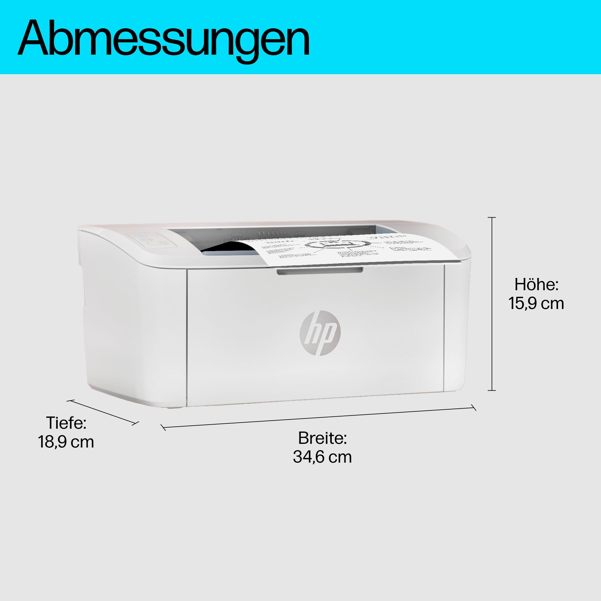 HP Zwart/wit laserprinter LaserJet M110w inclusief 2 maanden gratis printen met hp instant ink