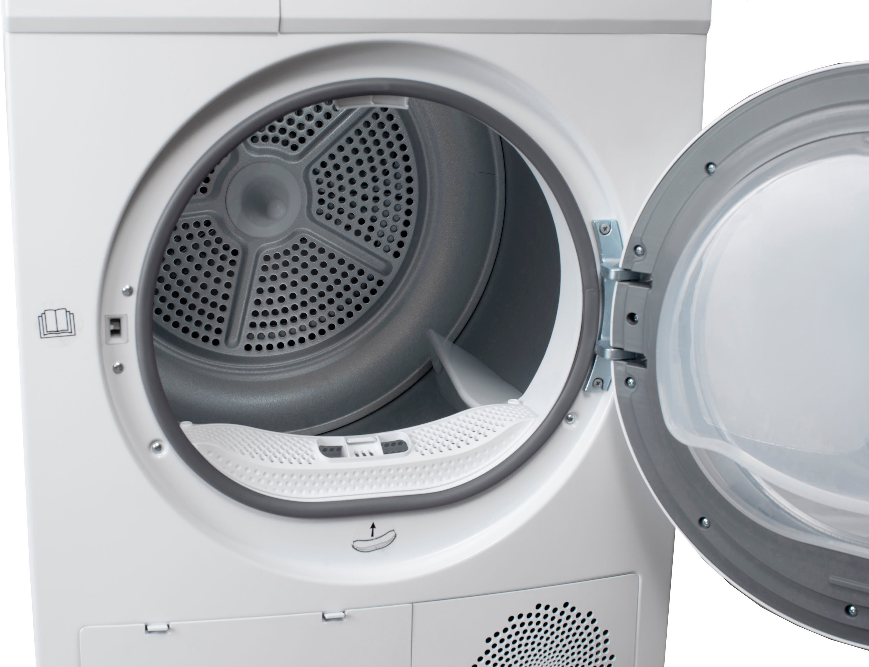 Hanseatic Warmtepompdroger HWT8A2GT, 8 kg, Kreukbescherming vind je bij ...