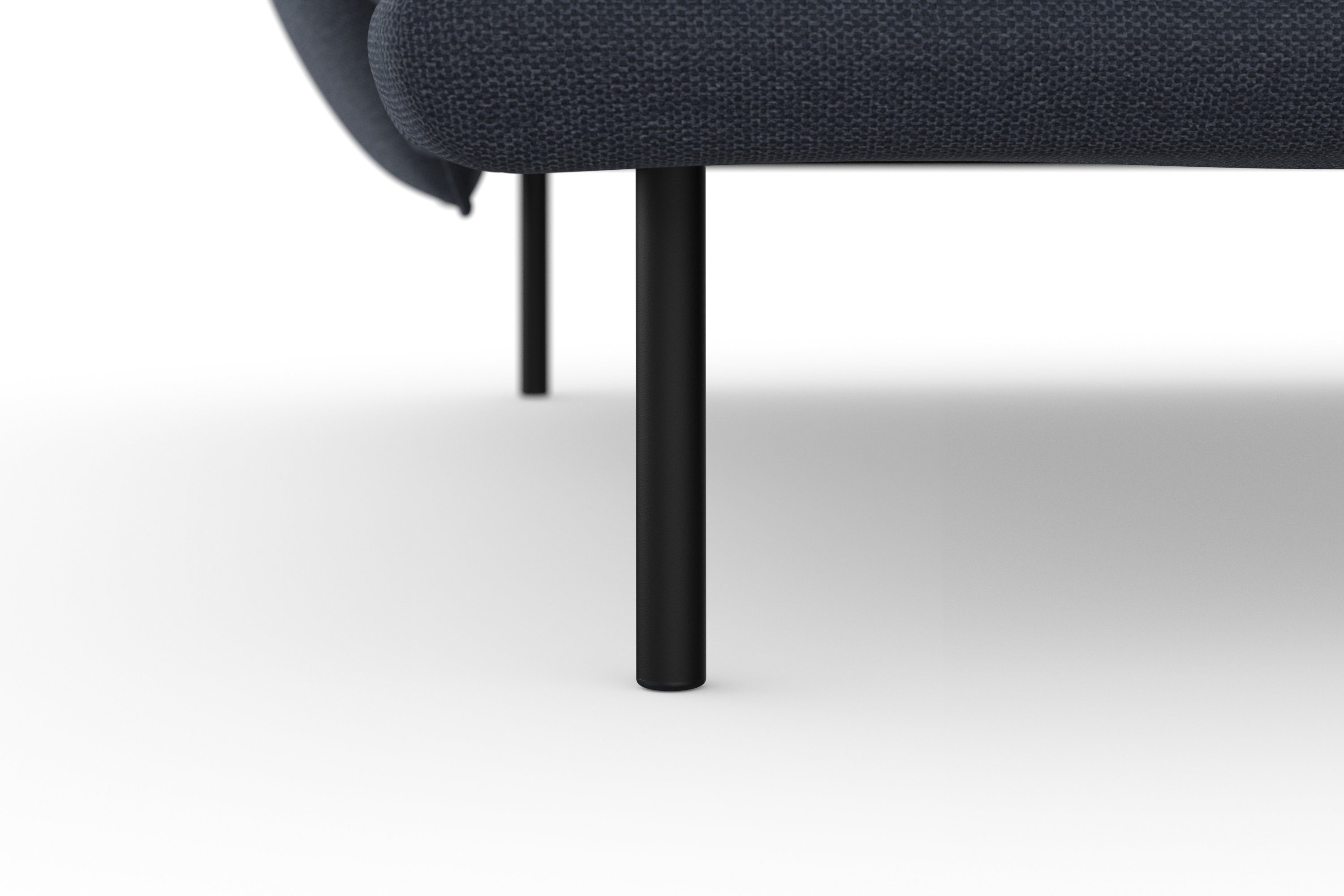 andas Hoekbank Stine L-vorm Bijzonder design door kussen-look en opstaande naad, by Morten Georgsen