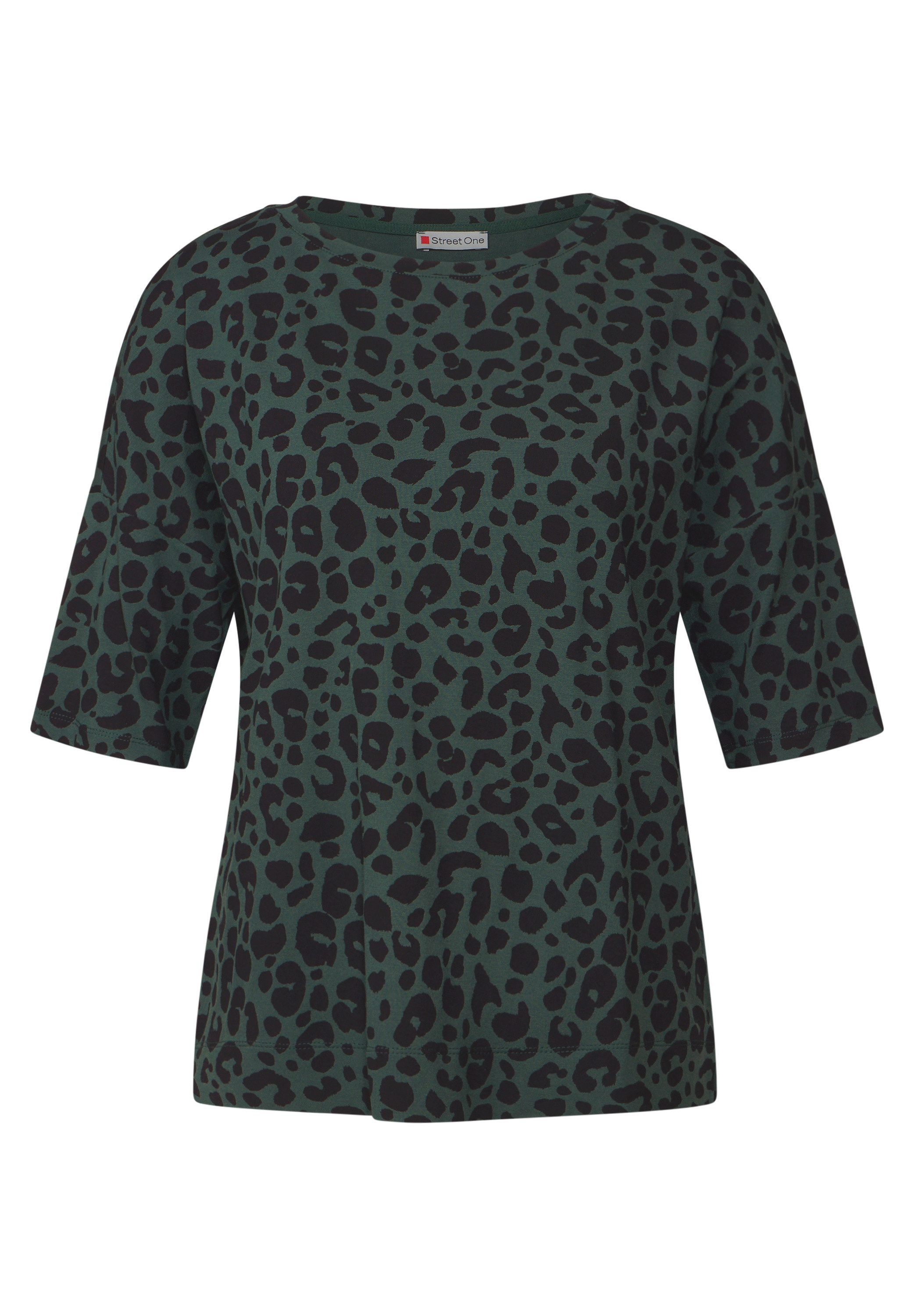 STREET ONE T-shirt NEW CRISTA in luipaard-look