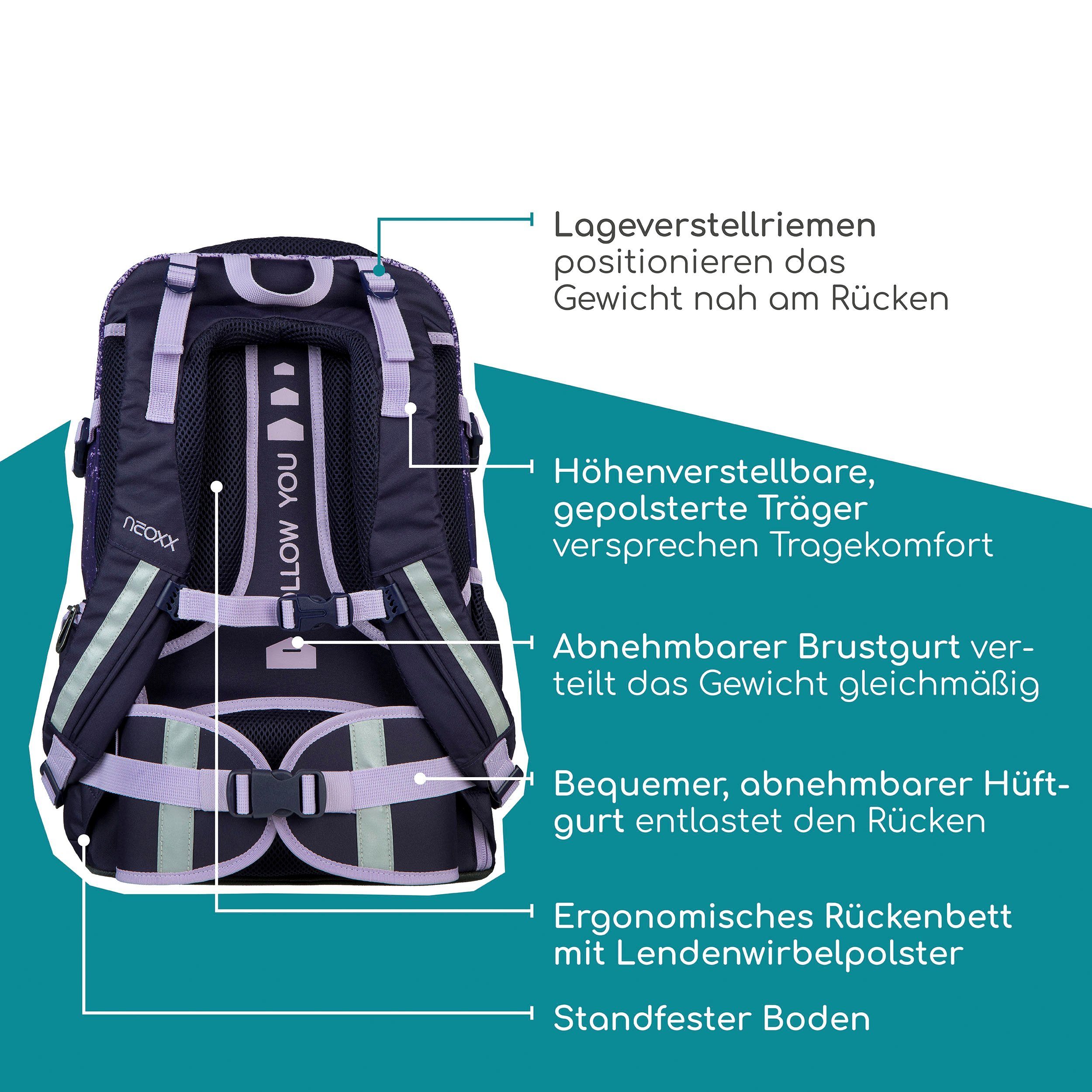 neoxx Schoolrugzak Active Pro, Glitterally perfect