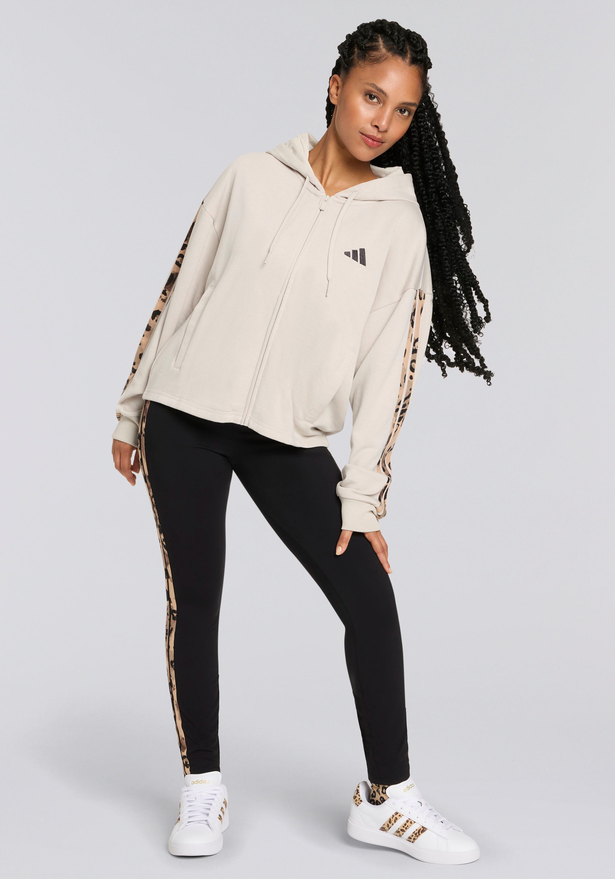 adidas Sportswear Hoodie W AOP FT FZ
