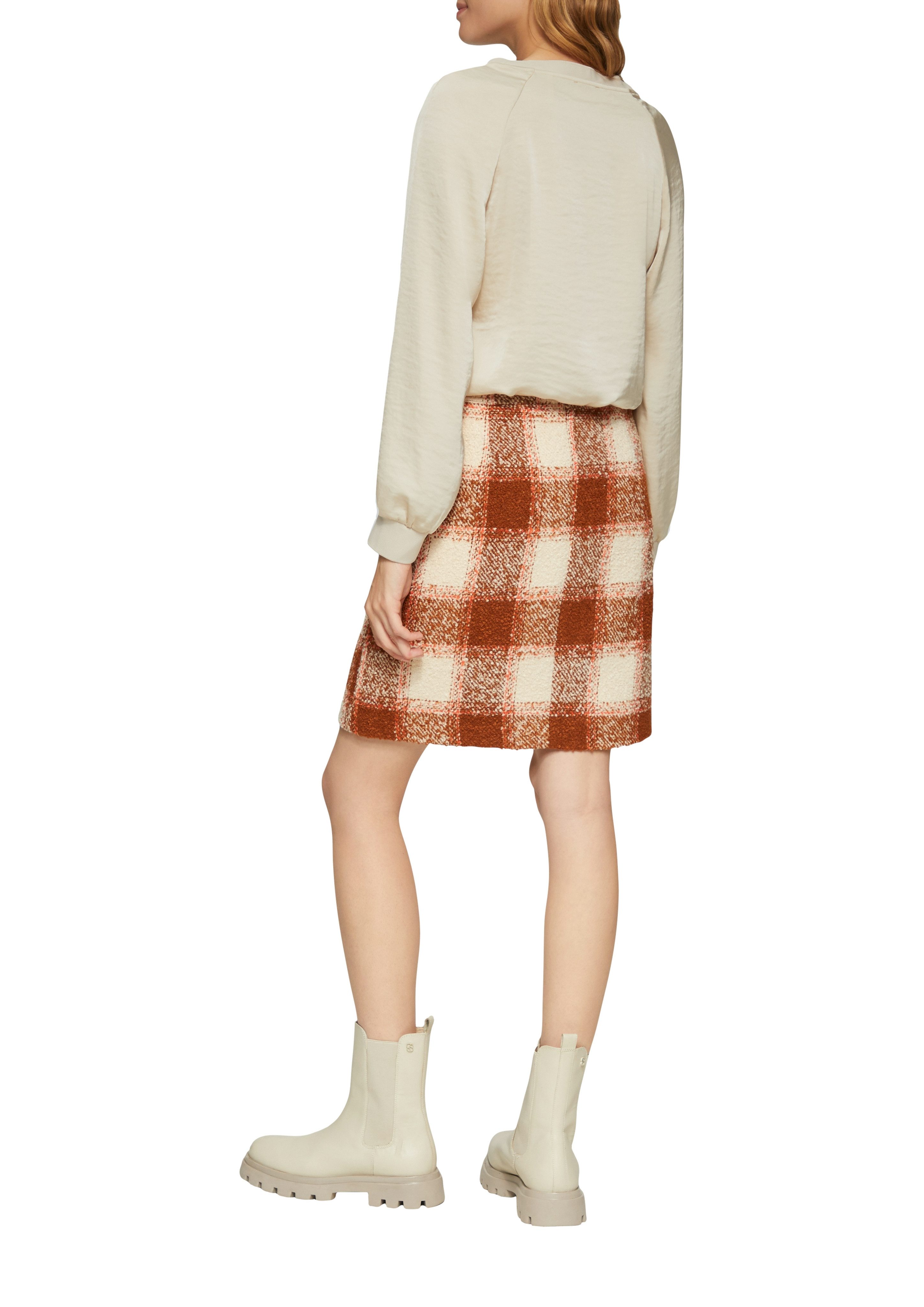 s.Oliver Blouse met lange mouwen in satijnkwaliteit