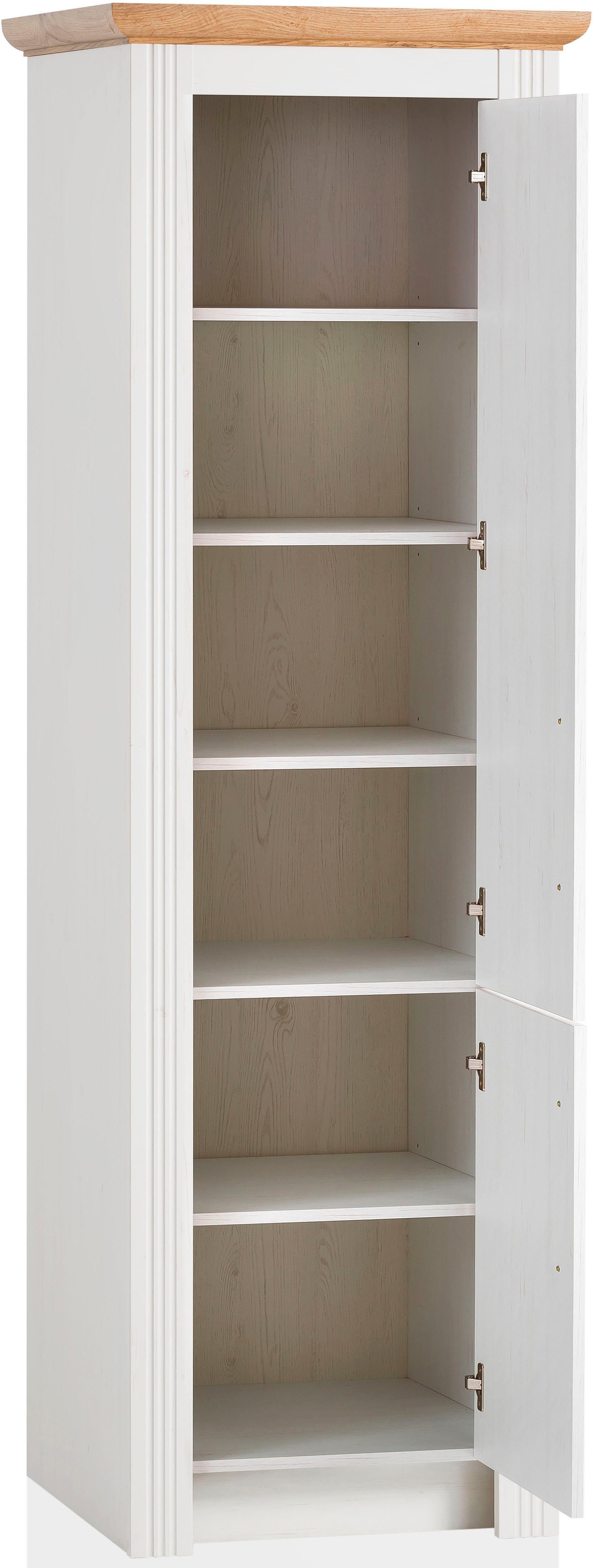 Kochstation Hoge kast KS-Westminster in romantische landelijke stijl, hoogte 202 cm, exclusief by otto