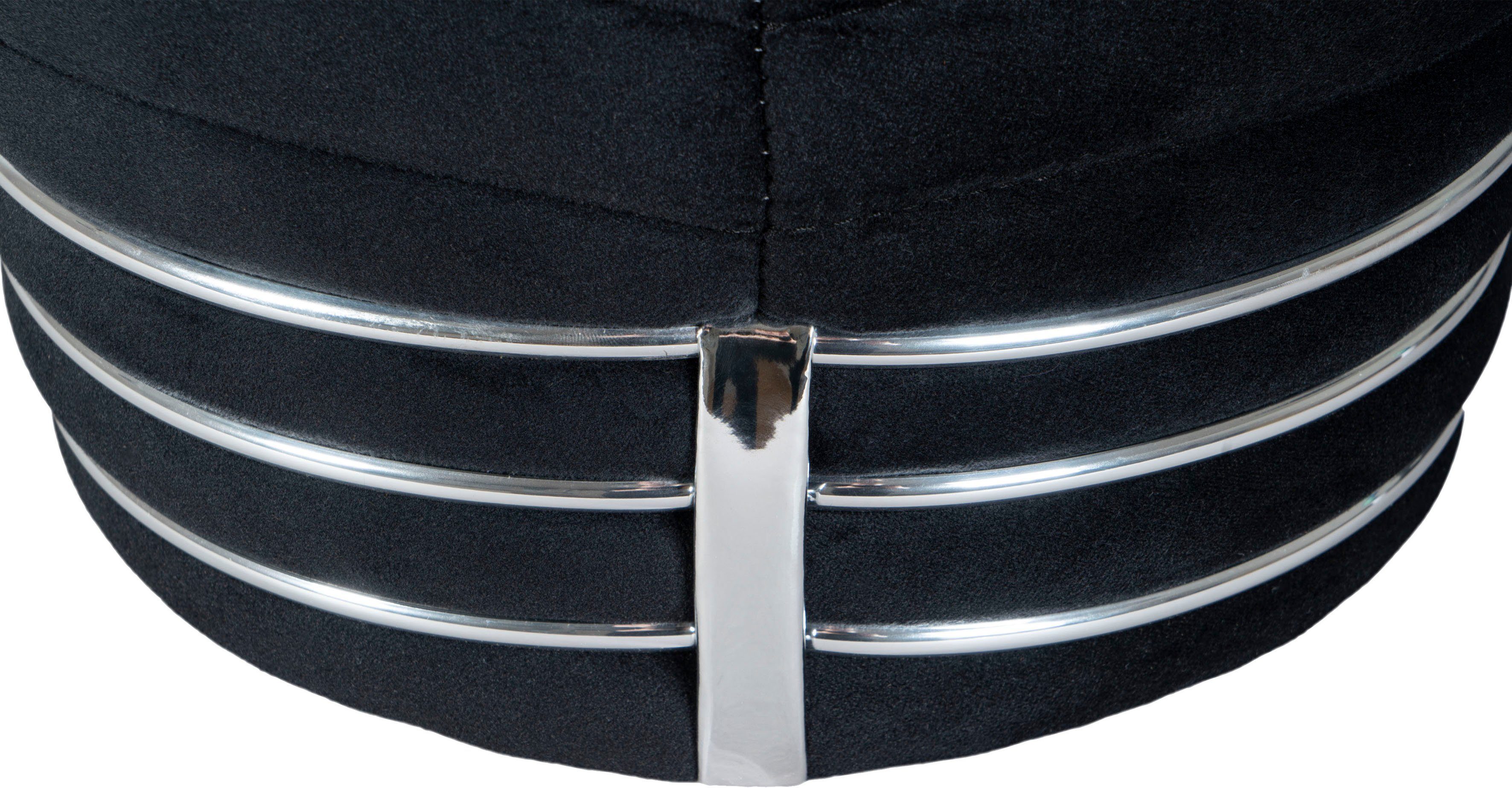 Kayoom Zithocker Kruk Doric, trendy look, esthetische kleurstelling, mooie stiksels comfortabel, hoogwaardig, onderhoudsvriendelijk, hoogwaardige materialen (1 stuk)