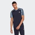 adidas sportswear t-shirt essentials mélange blauw