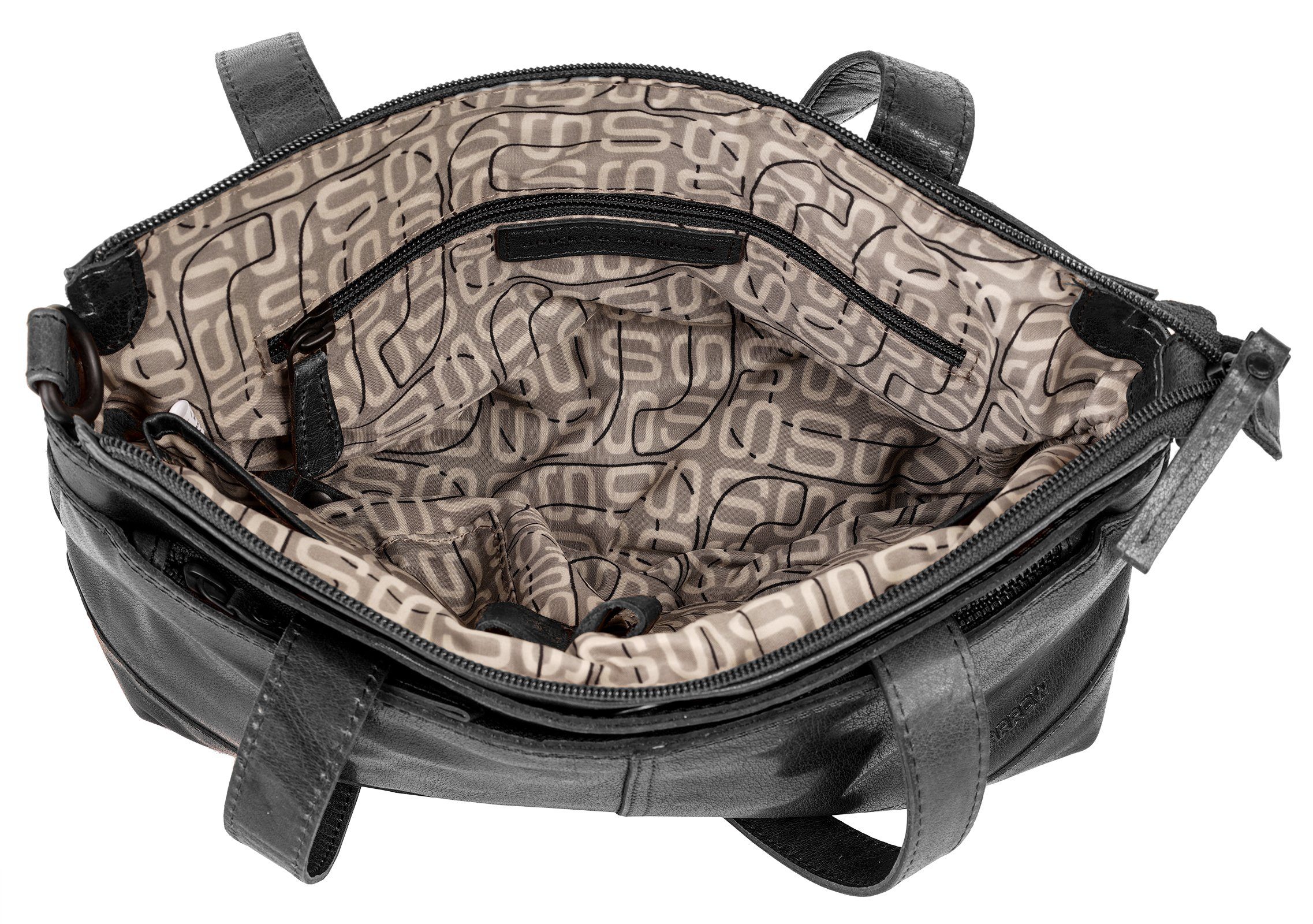 Spikes & Sparrow Tas echt leder