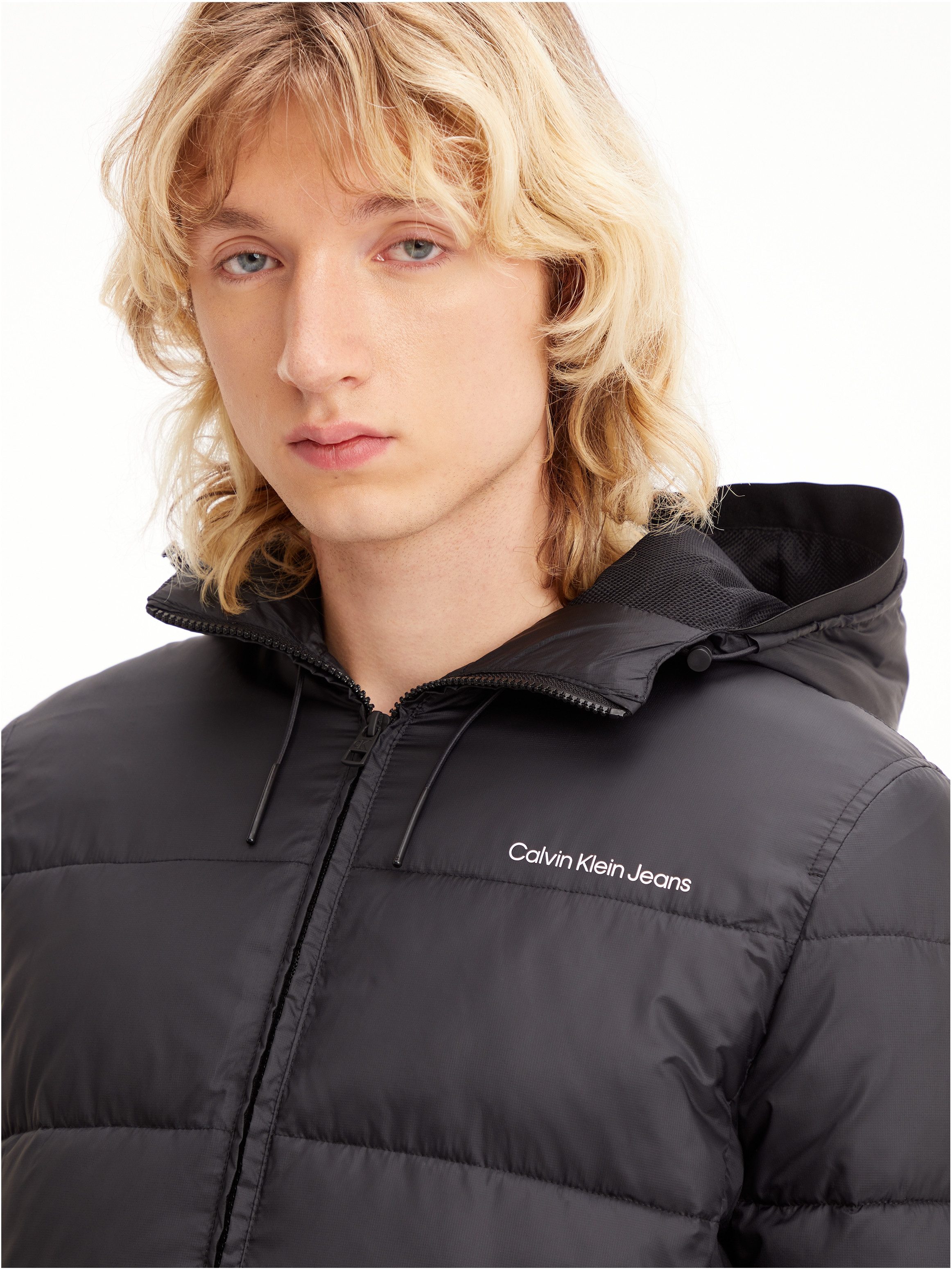 Calvin Klein Gewatteerde jas LOGO TAPE LW PADDED JACKET