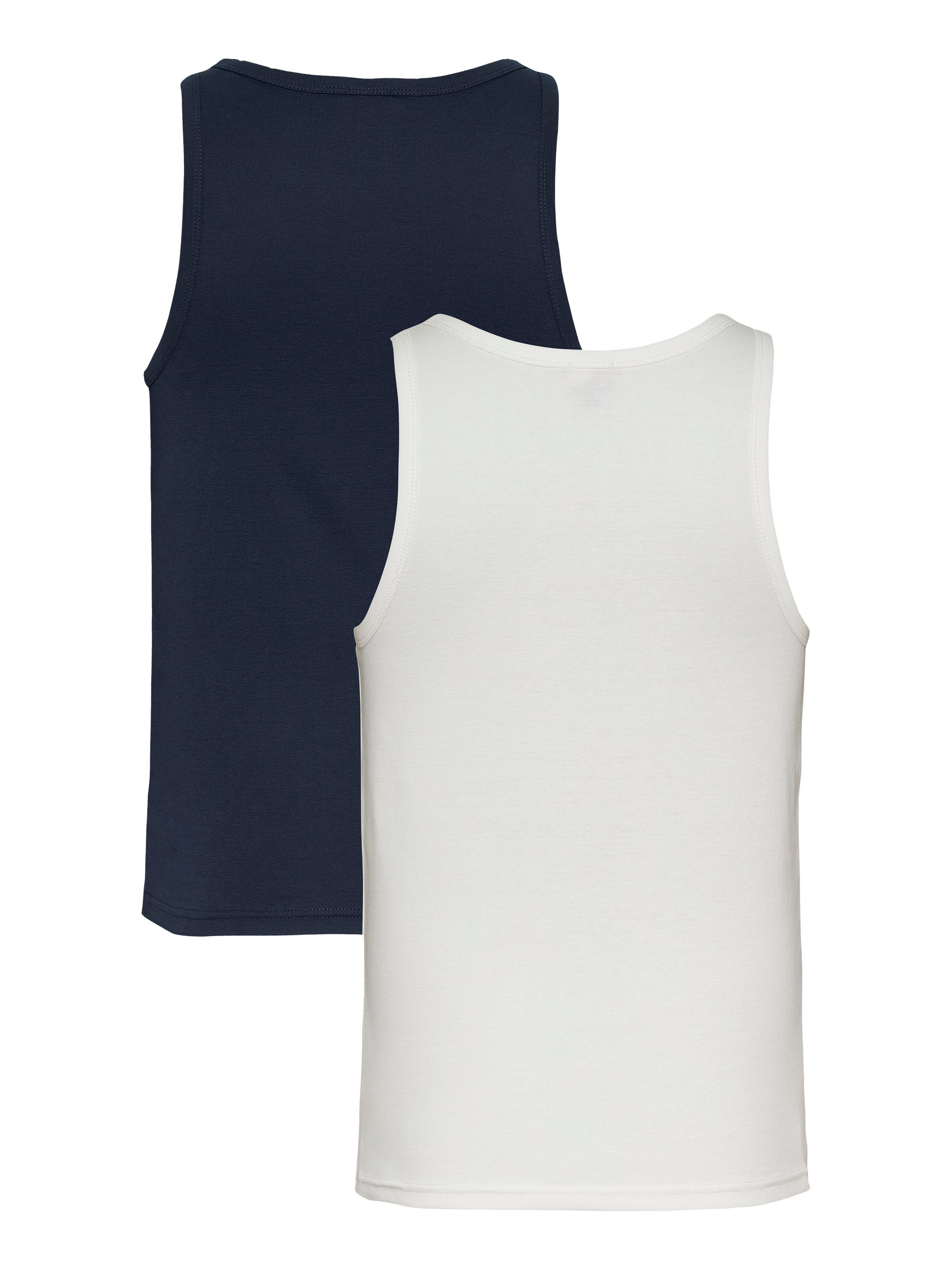 TOMMY JEANS Tanktop TJM XSLIM 2PCK RIB TANK EXT (set, 2-delig, 2 stuks)