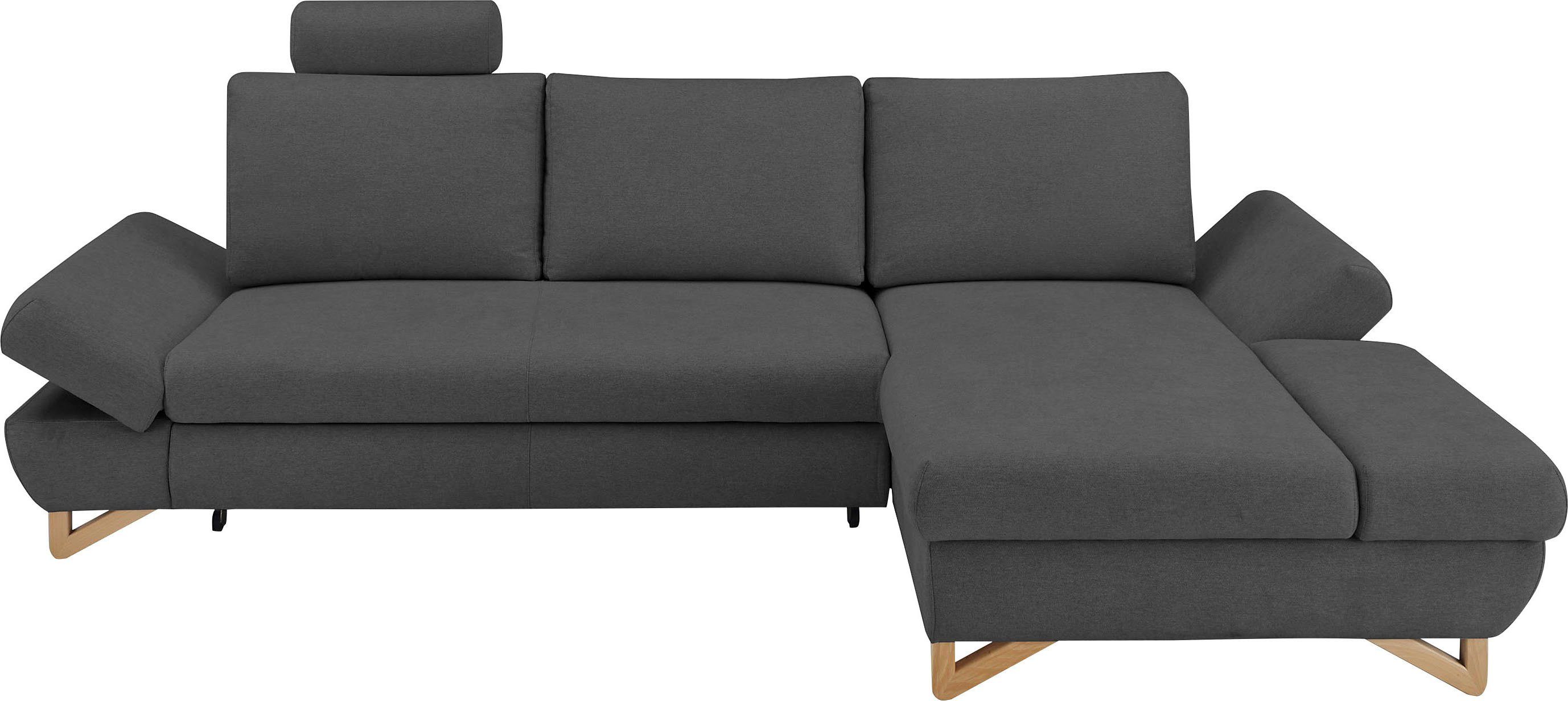 INOSIGN Slaapbank City/Giron comfortabele slaapbank (ligoppervlak 245 x 138 cm) en bedlade