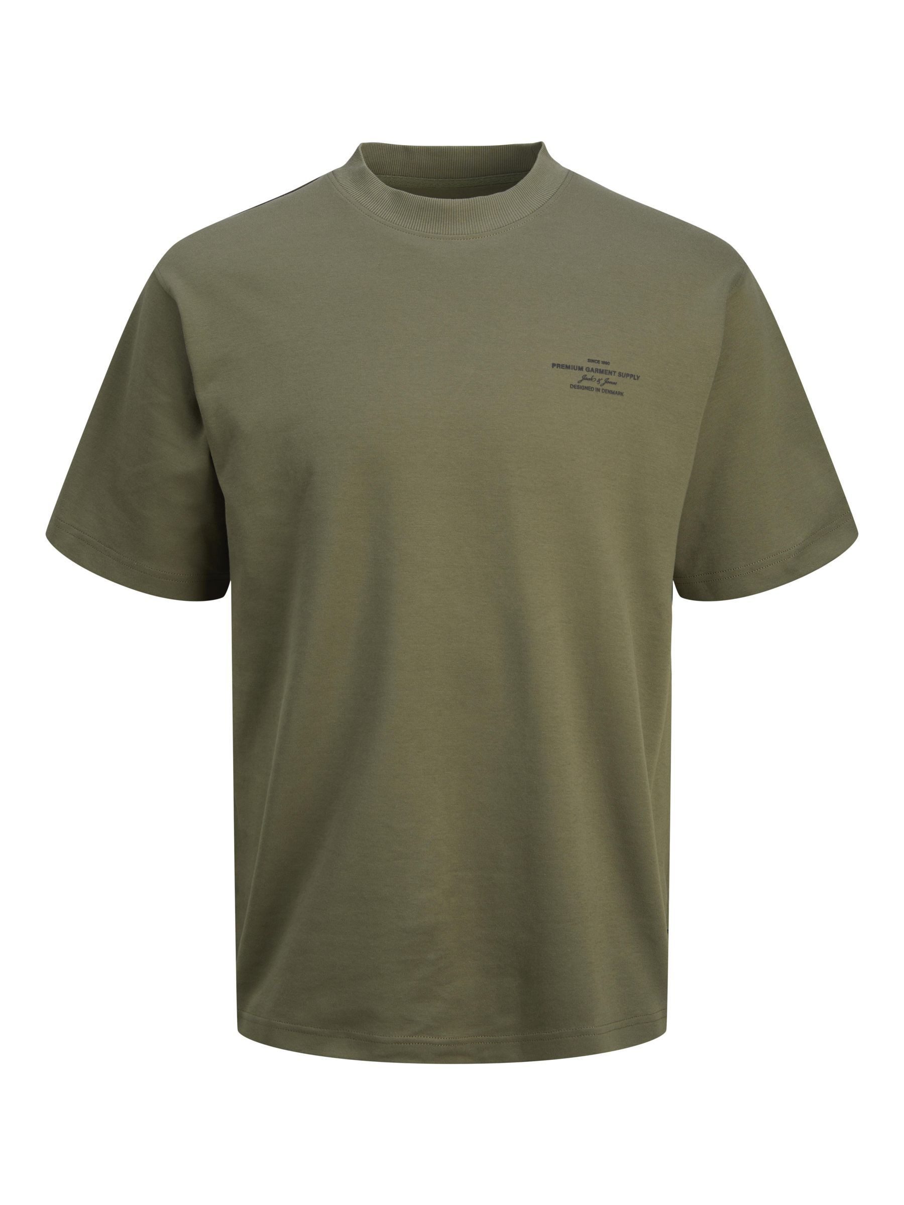 Jack & Jones Shirt met ronde hals JPRBLACHAD BRANDING SS CREW NECK TEE SN