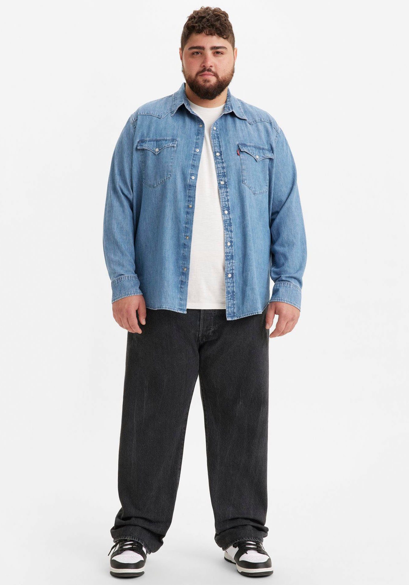 Levi's® Plus Straight jeans 501® LEVI'S®ORIGINAL B&T in verschillende wassingen