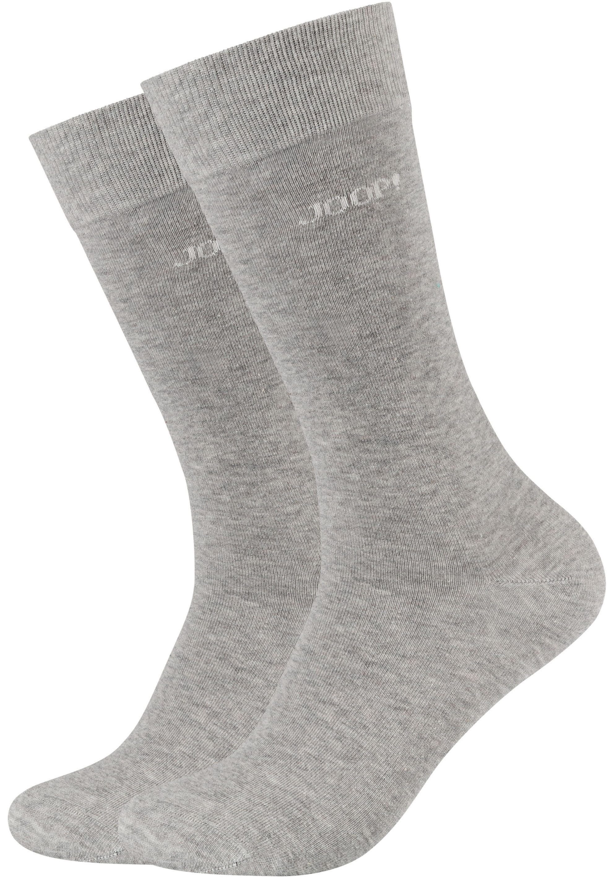 JOOP! Sokken Premium Essentials, versterkte hiel, duurzame teen (Set van 4)