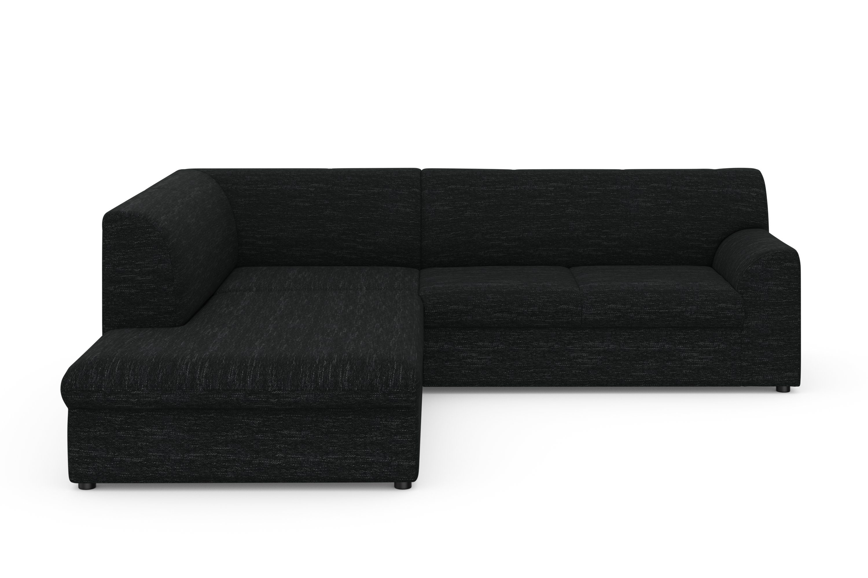 DOMO collection Hoekbank Topper L-vorm met ottomane, naar keuze met slaapfunctie