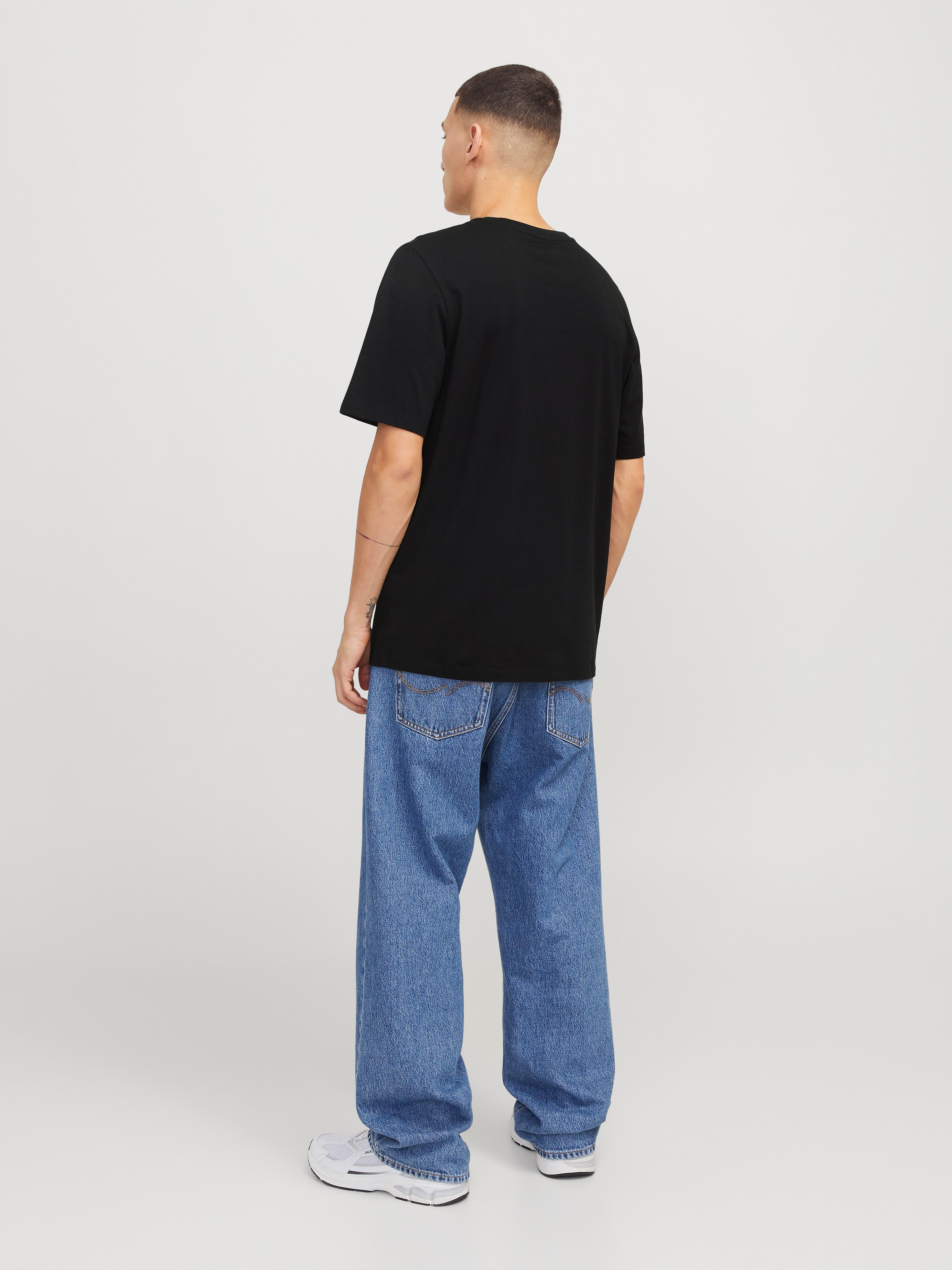 Jack & Jones Shirt met ronde hals JJELOGO TEE SS O-NECK 2 COL SS25 SN