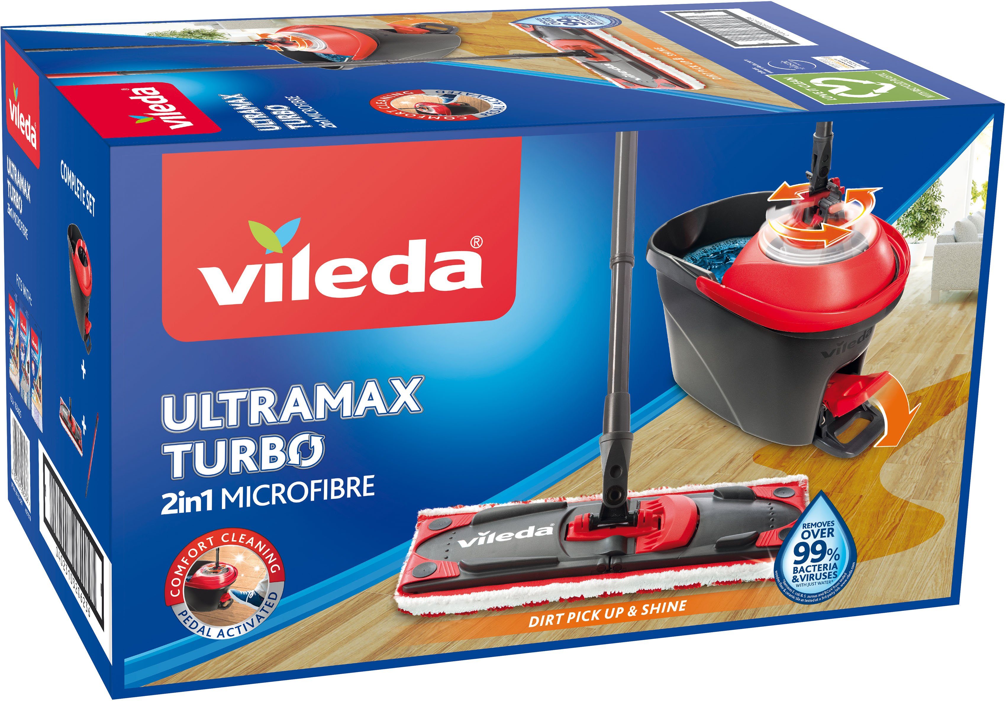 Vileda Vloerwisserset ULTRAMAX 2in1 TURBO Box