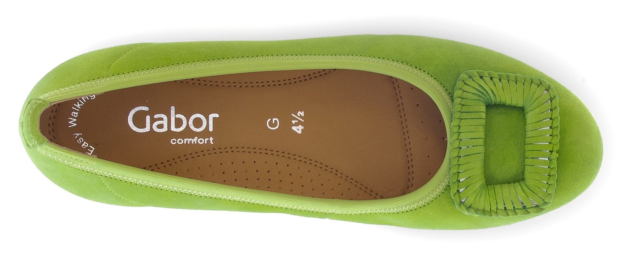 Gabor Ballerina's Florence , comfort schoen, zakelijke schoen, elastische afwerking, comfortbreedte g (= breed)