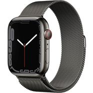 apple smartwatch watch series 7 gps + cellular, 45 mm grijs