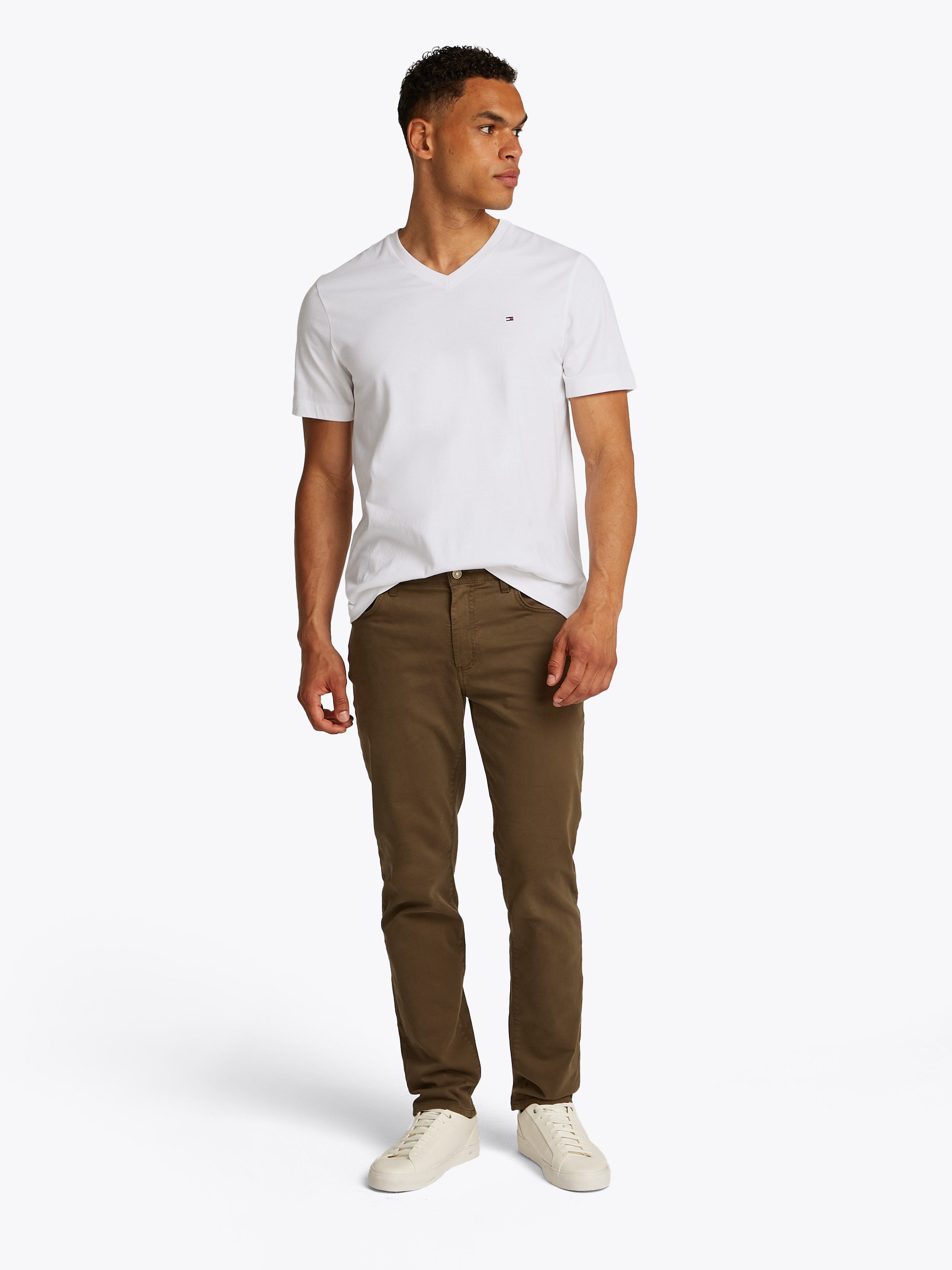 Tommy Hilfiger Shirt met V-hals ESSENTIAL V-NECK TEE