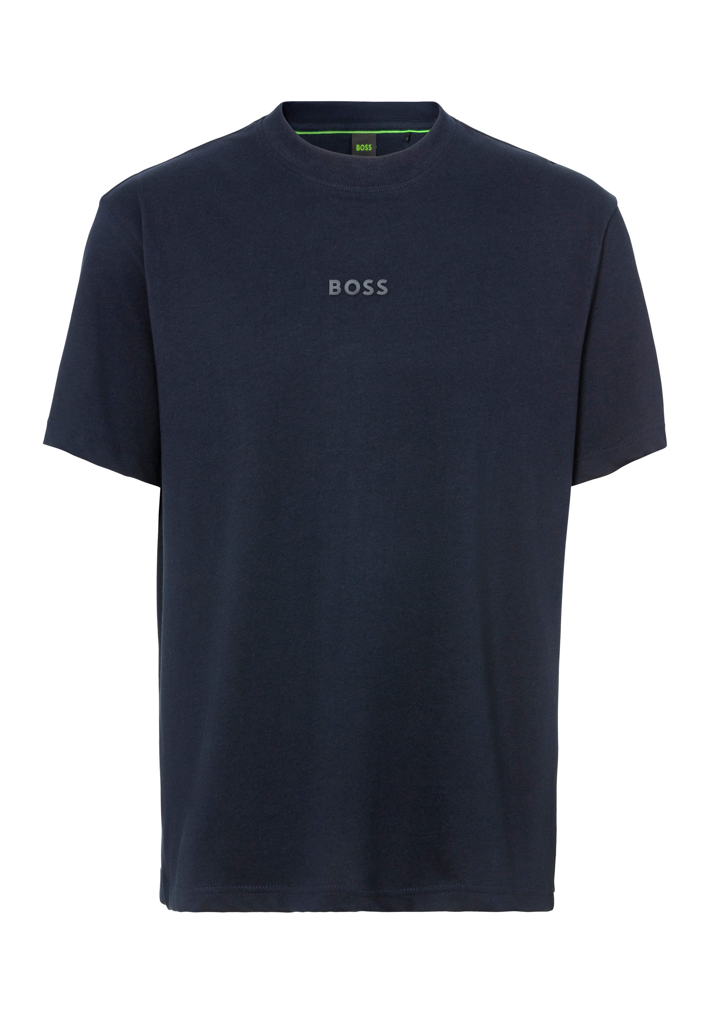 BOSS GREEN T-shirt Tee 10 met een ronde hals heren t-shirts maat S blauw