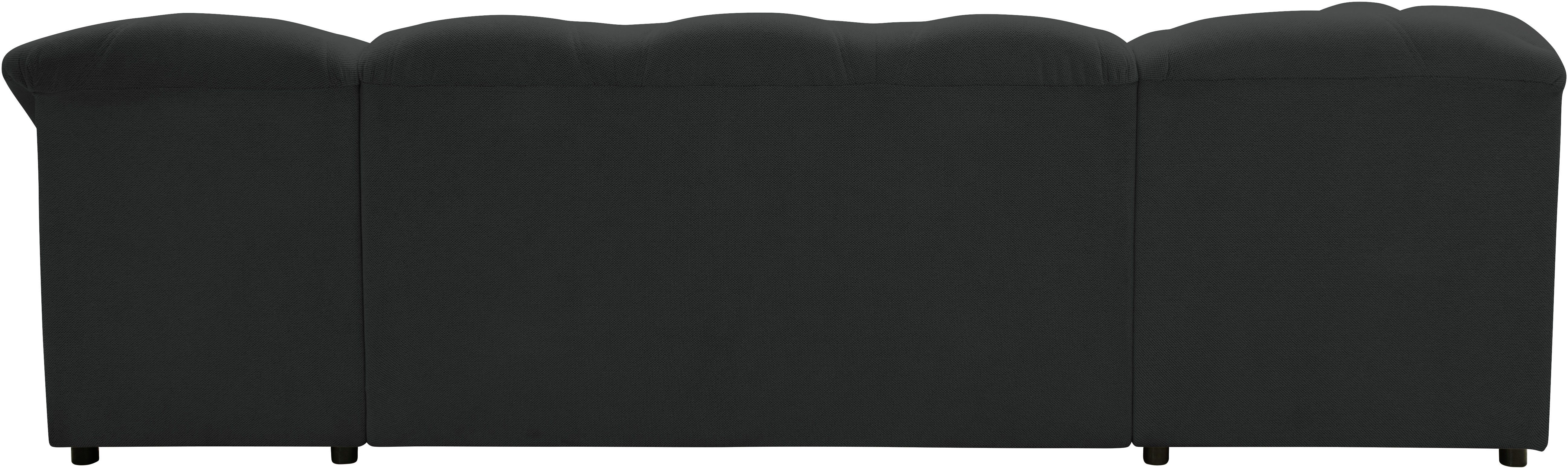 DOMO collection Zithoek Flores ook in leren bekleding, B/D/H: 293/180/86 cm, U-vorm (3 stuks)