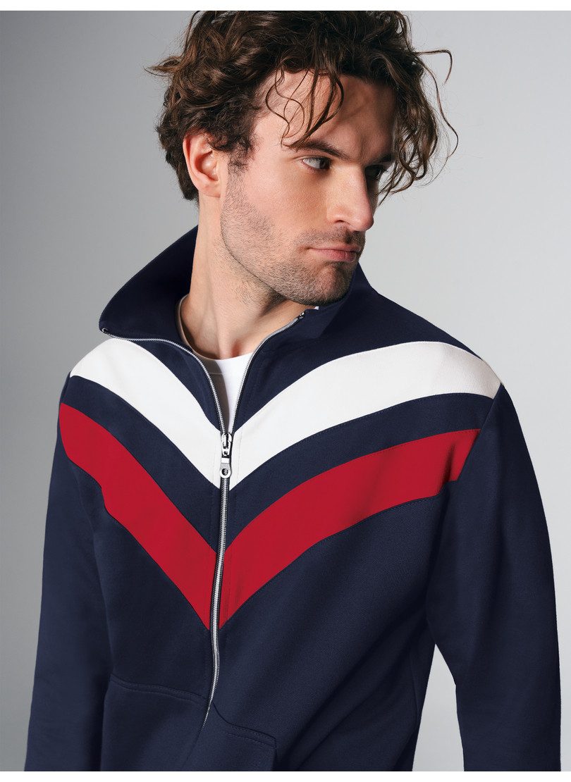 Trigema Sweatvest TRIGEMA sweatjack met praktische zakken (1-delig)