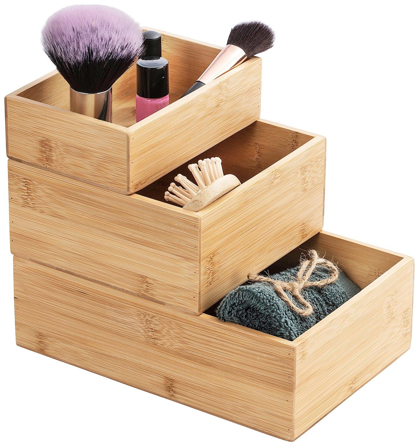 WENKO Opbergbox Terra (set, 2 stuks)