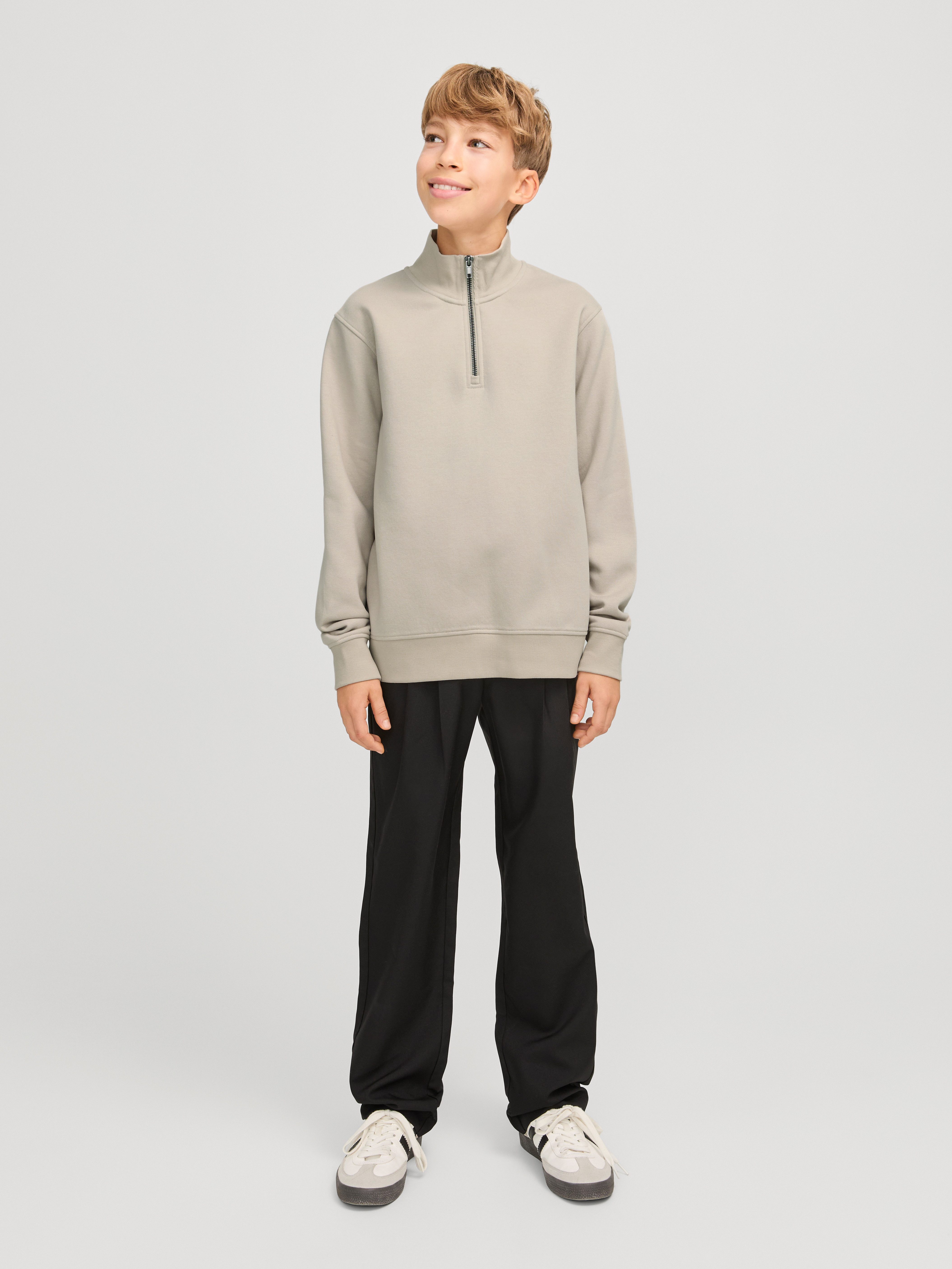 Jack & Jones Junior Sweater JJEBRADLEY SWEAT HALF ZIP NOOS JNR