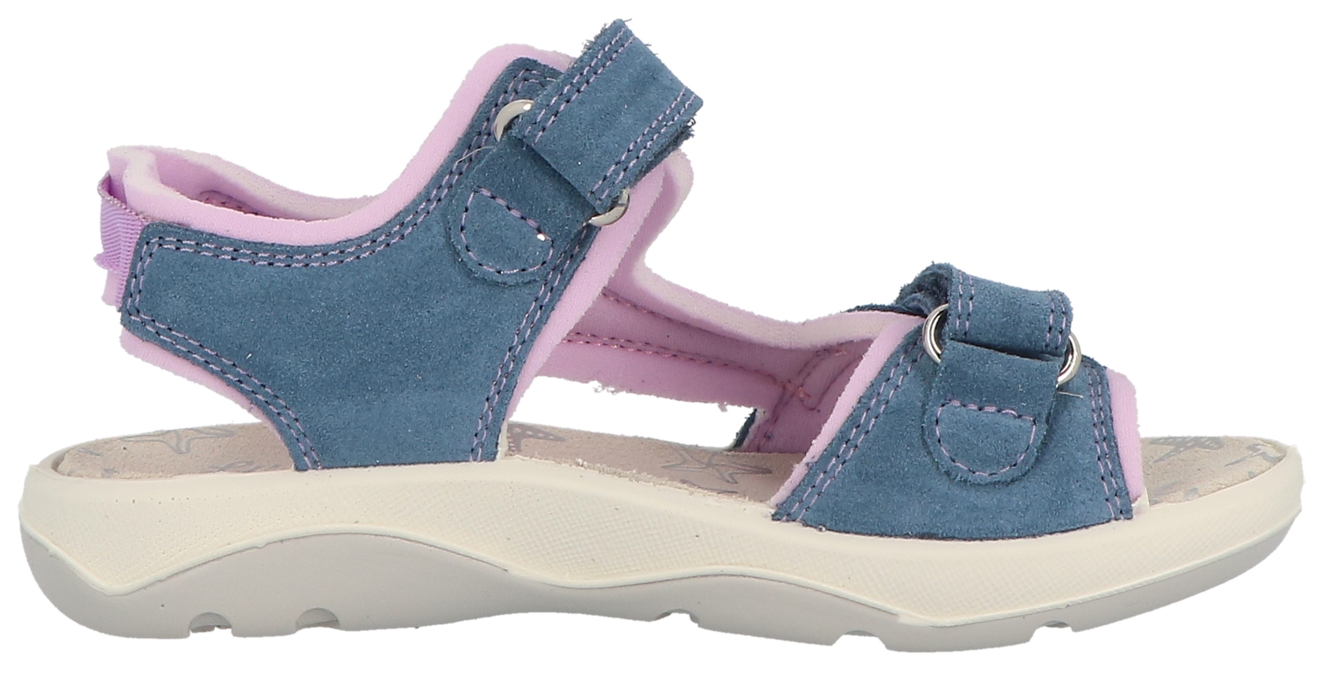 Lurchi Sandalen Filia , klittenbandschoen met sterren, maat sjabloon om te downloaden