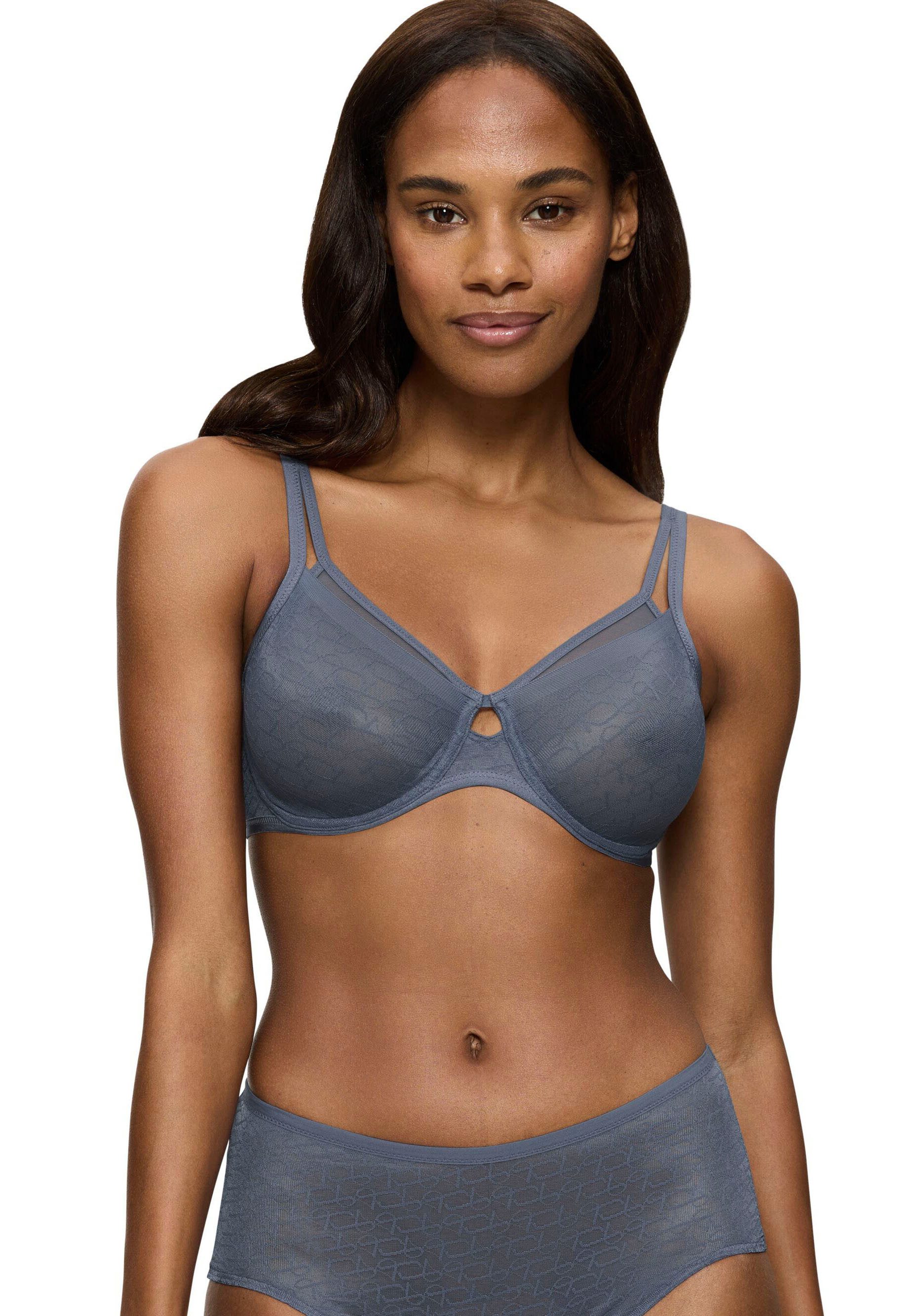 Triumph Minimizer-bh Signature Sheer W01 EX dames minimizer bh's maat 65 D blauw