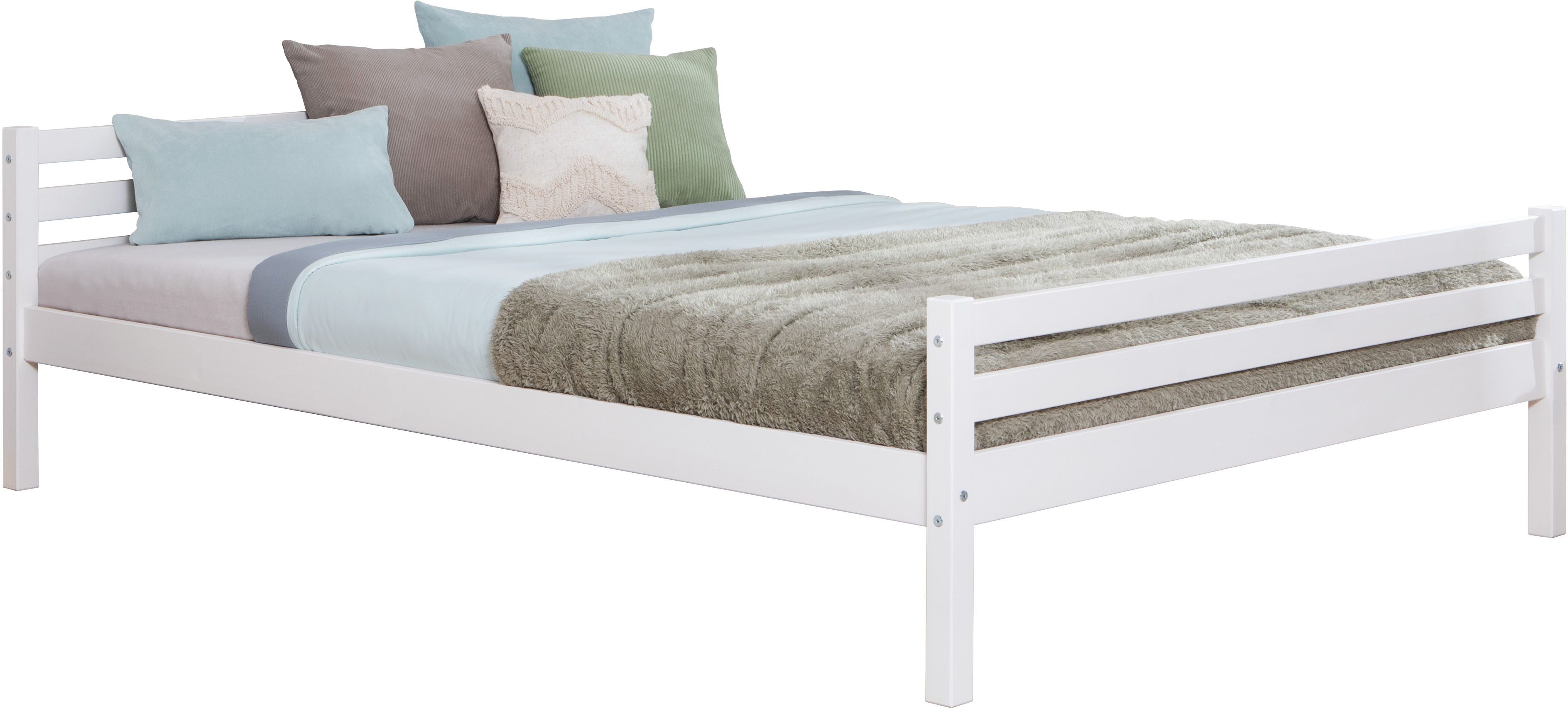 Ticaa Kinderbed Nadine Futonbed in diverse breedten, grenen, met rolbodem