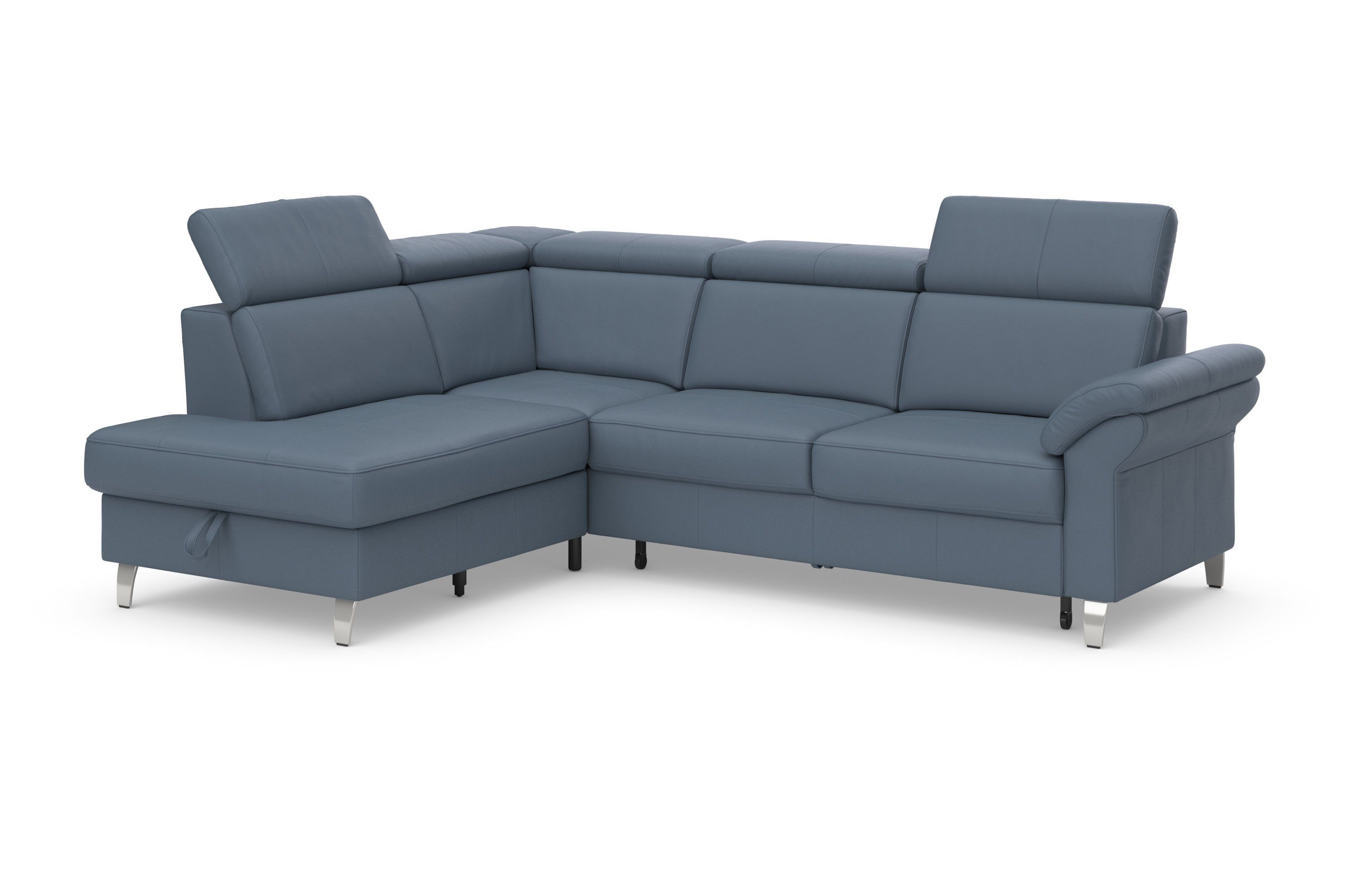 sit&more Hoekbank Arngast L-vorm met verstelbare hoofdsteun en binnenvering