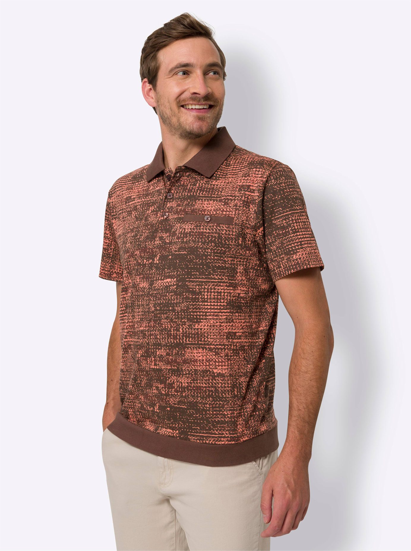 Classic Poloshirt met korte mouwen (1-delig)