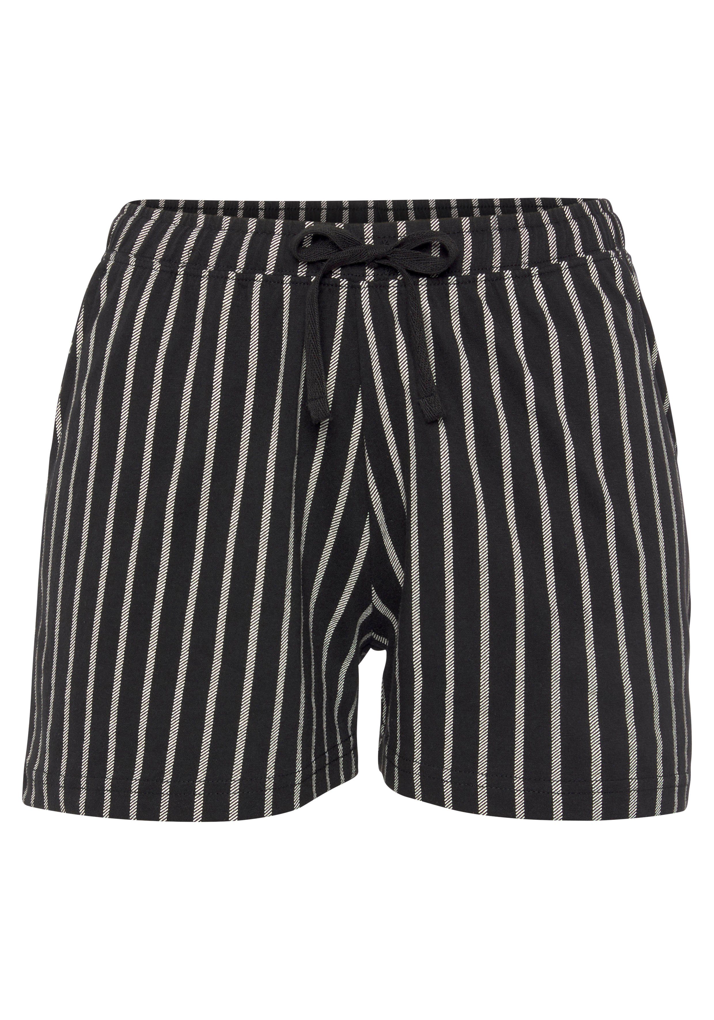 Vivance Dreams Pyjamashort met zwart-wit print