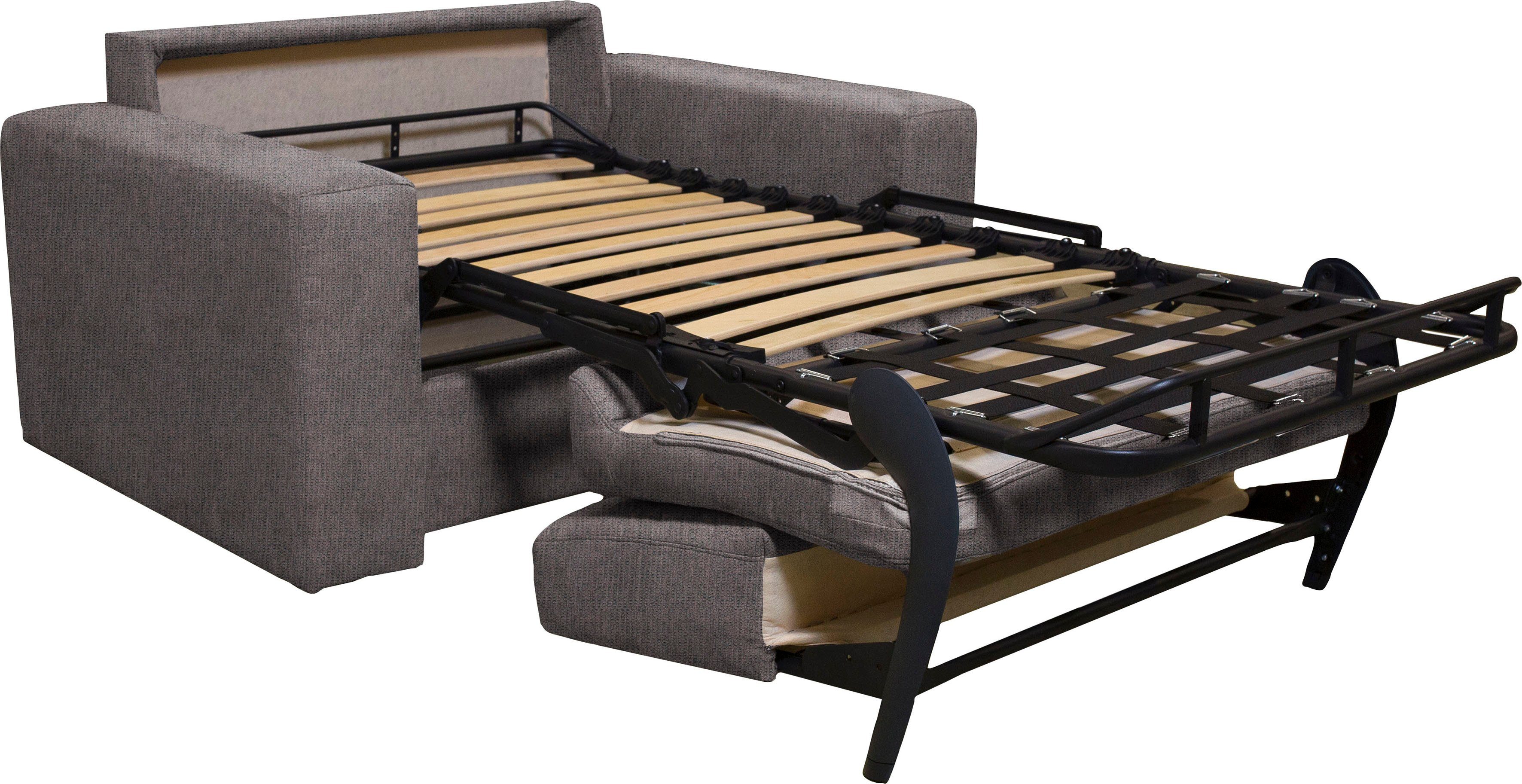 Home affaire Fauteuil Roma matras hoogte 140 cm Bedfunctie, met vering, Afmeting liggend ca. 83x198 cm
