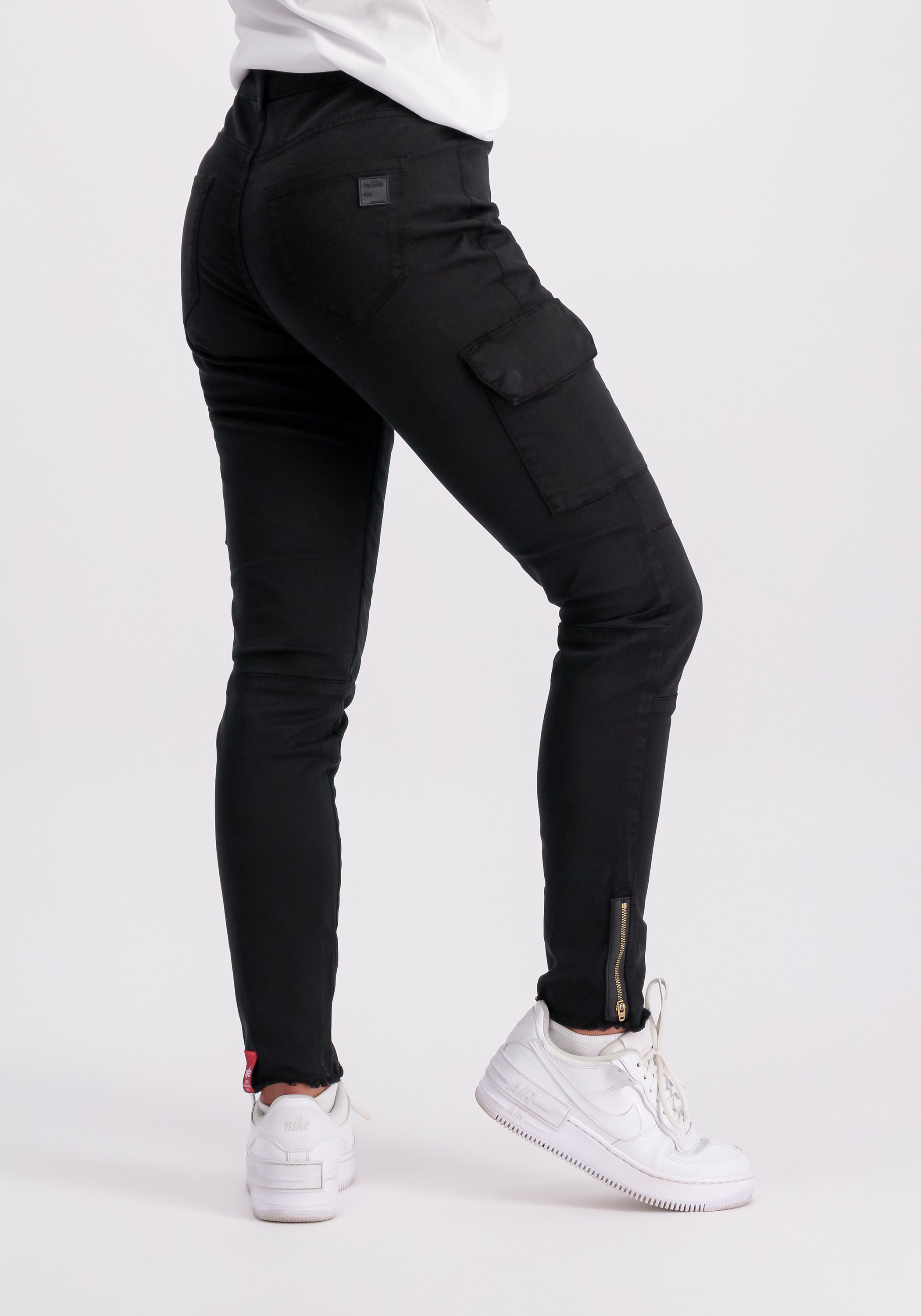 Alpha Industries Cargobroek Alpha Industries Women - Pants Cargo Zip Pant Women