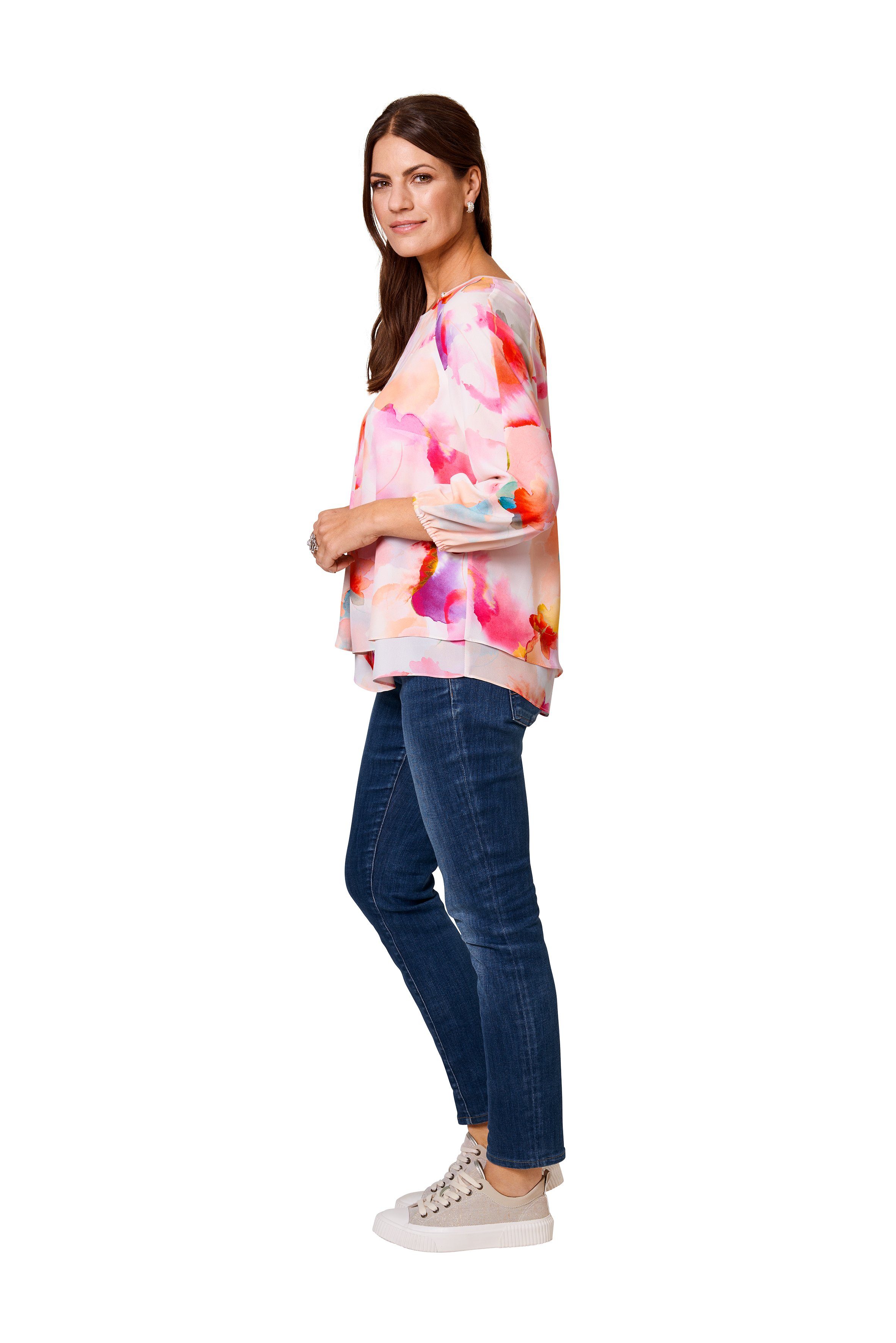 HERMANN LANGE Collection Gedessineerde blouse