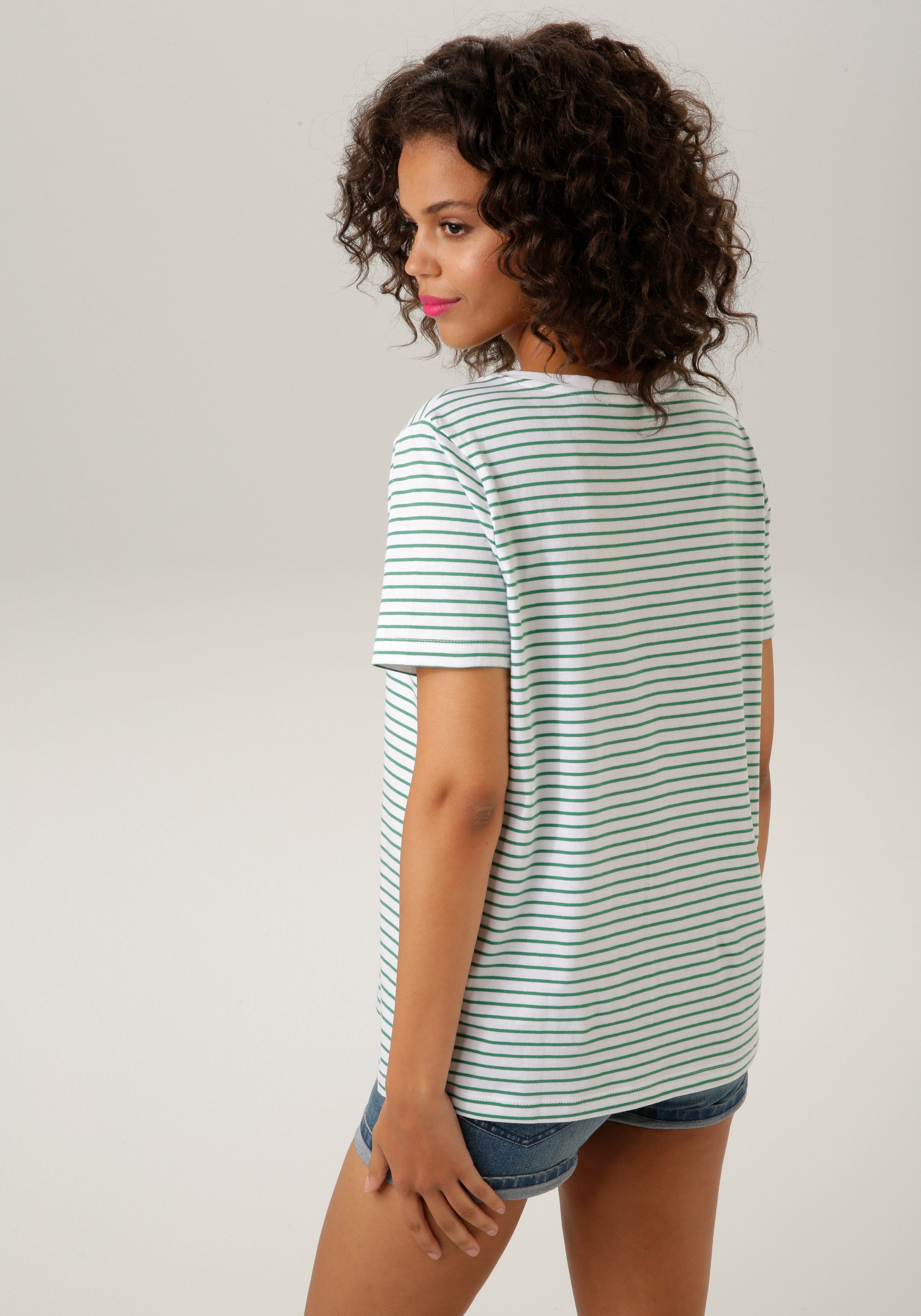 Aniston CASUAL T-shirt met streepdessin
