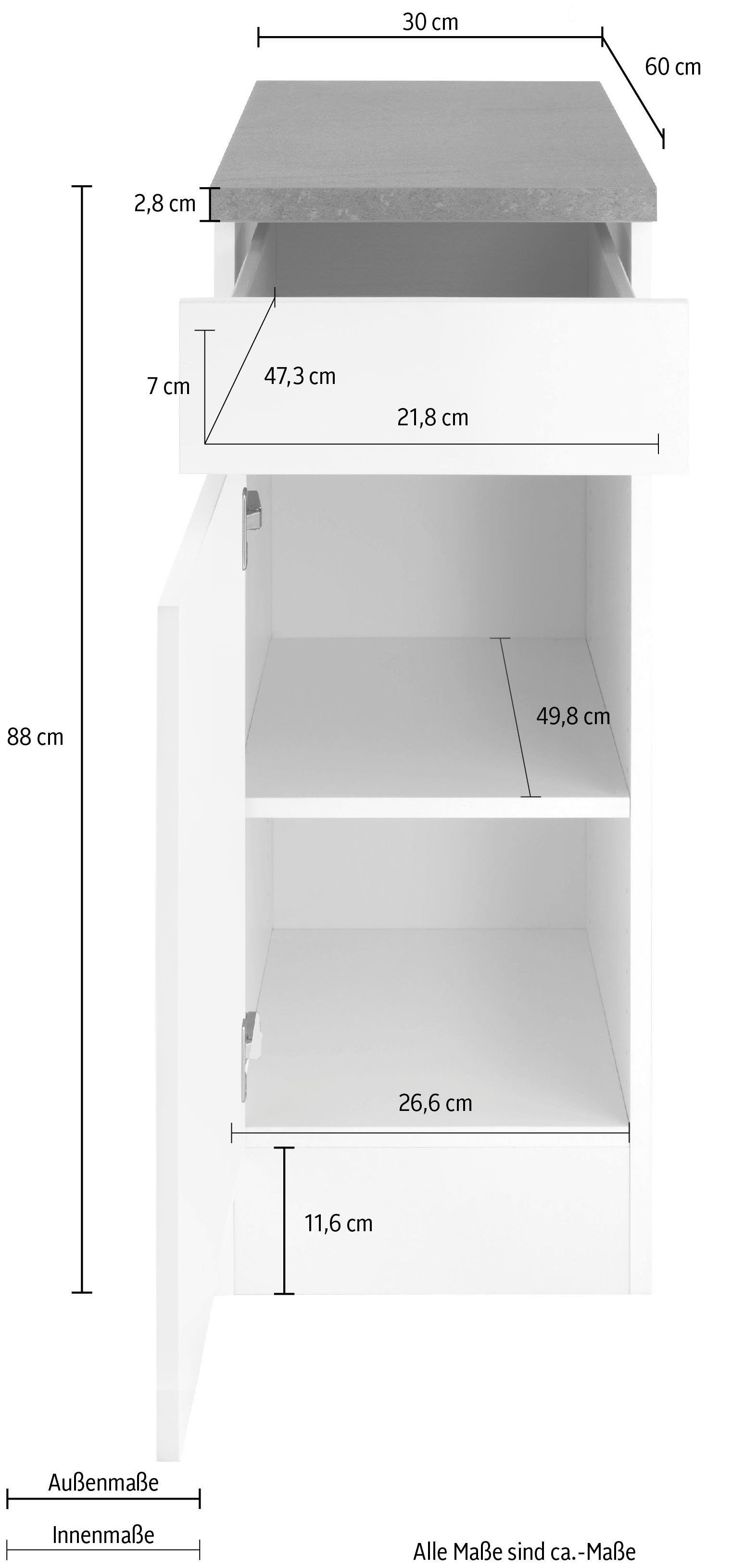 OPTIFIT Onderkast Roth Breedte 30 cm
