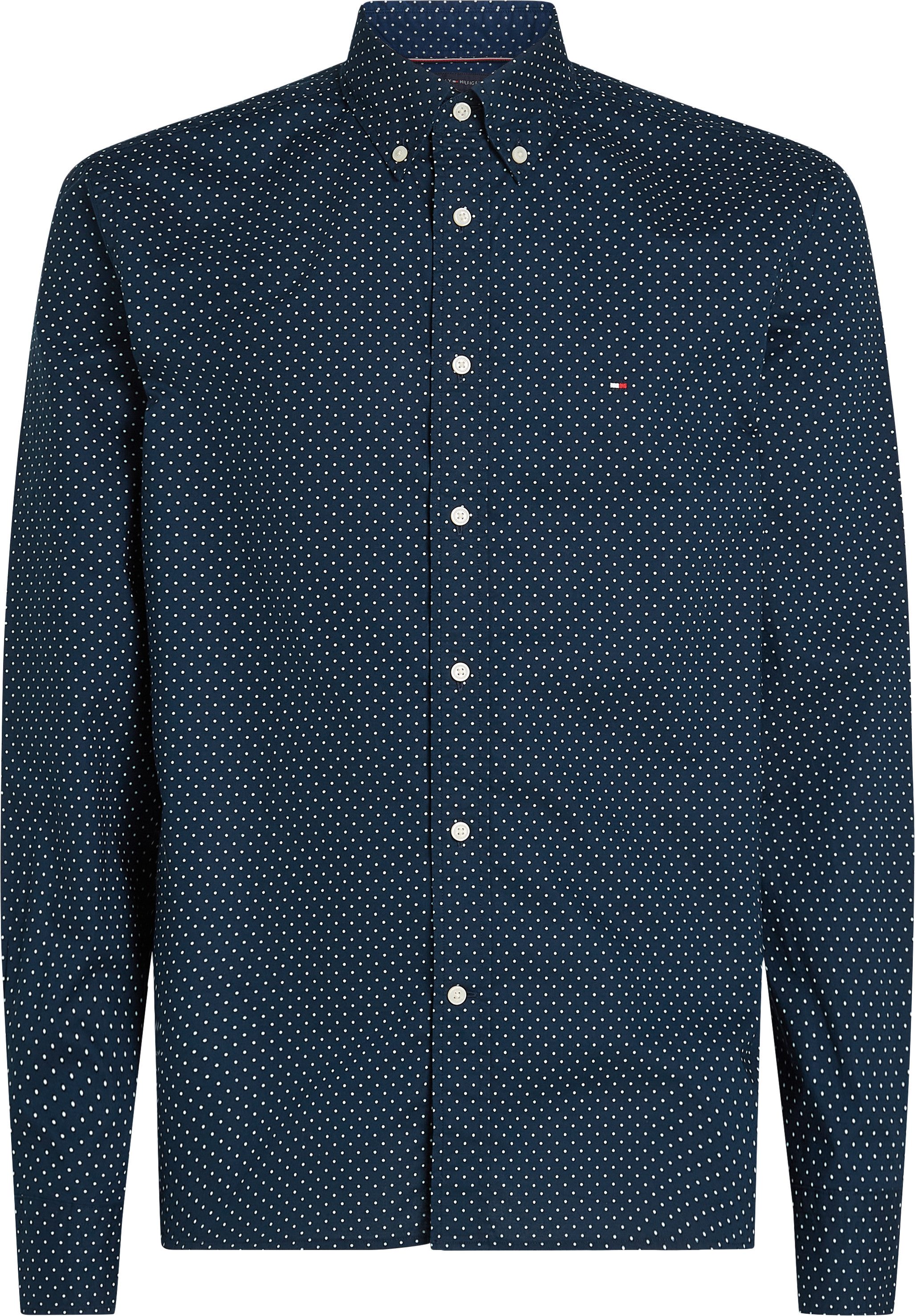 Tommy Hilfiger Businessoverhemd FLEX POPLIN POLKA DOT RF SHIRT