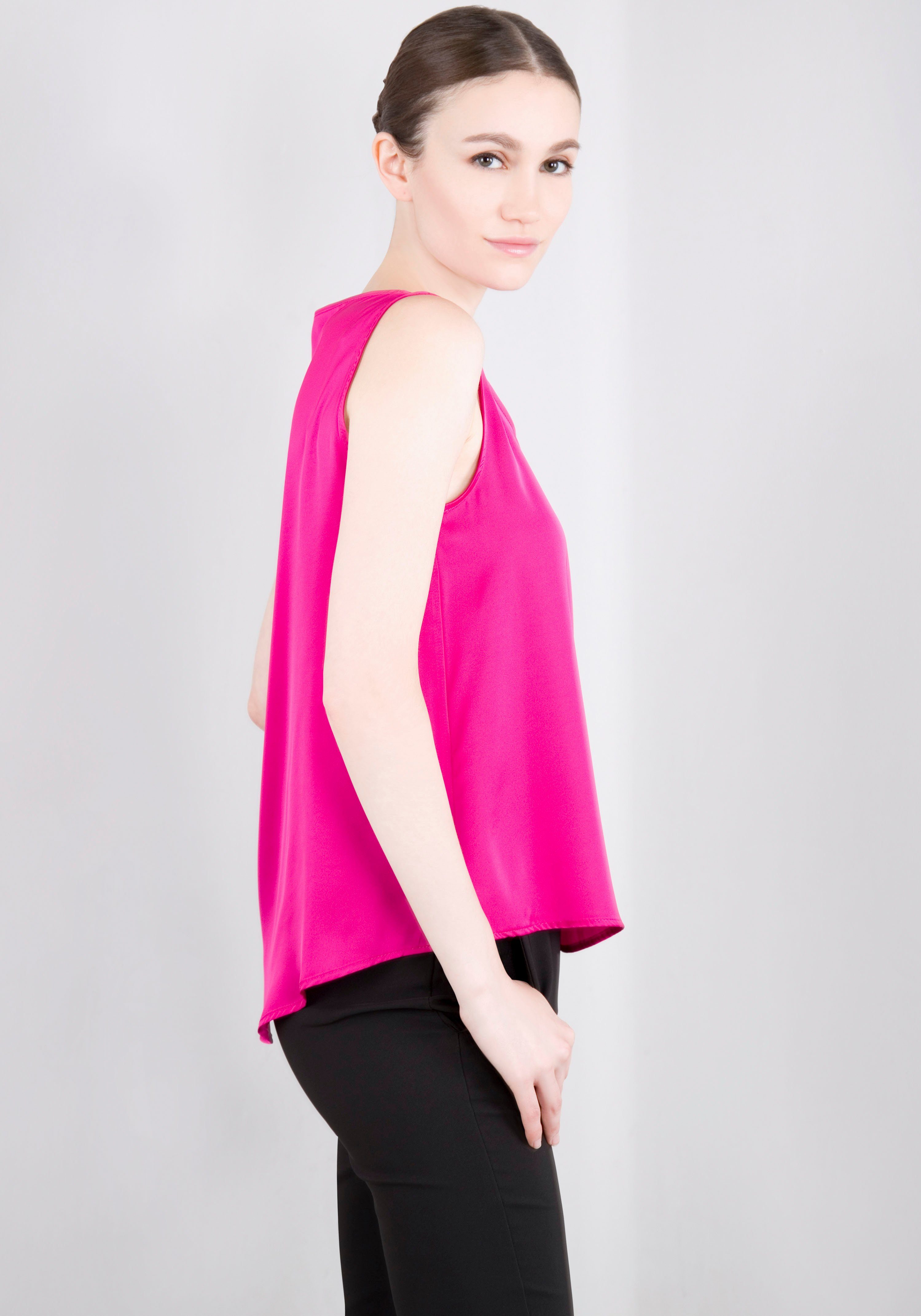 IMPERIAL Top in glanzende satijnkwaliteit