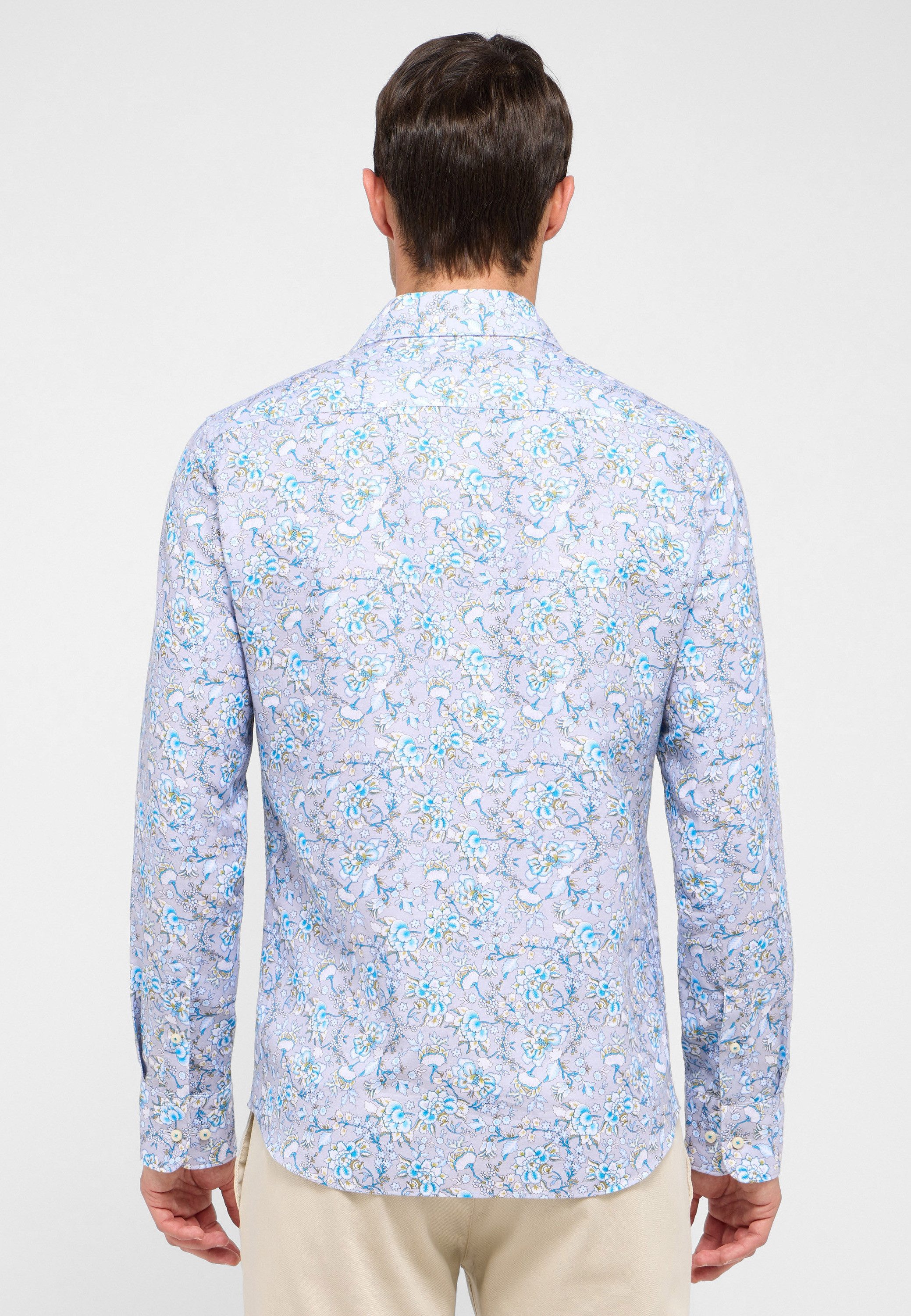 Eterna Overhemd met lange mouwen Slim fit