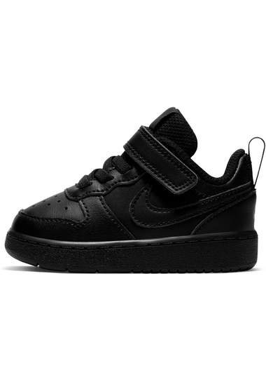 nike sportswear sneakers court borough low 2 (td) design in de voetsporen van de air force 1 zwart