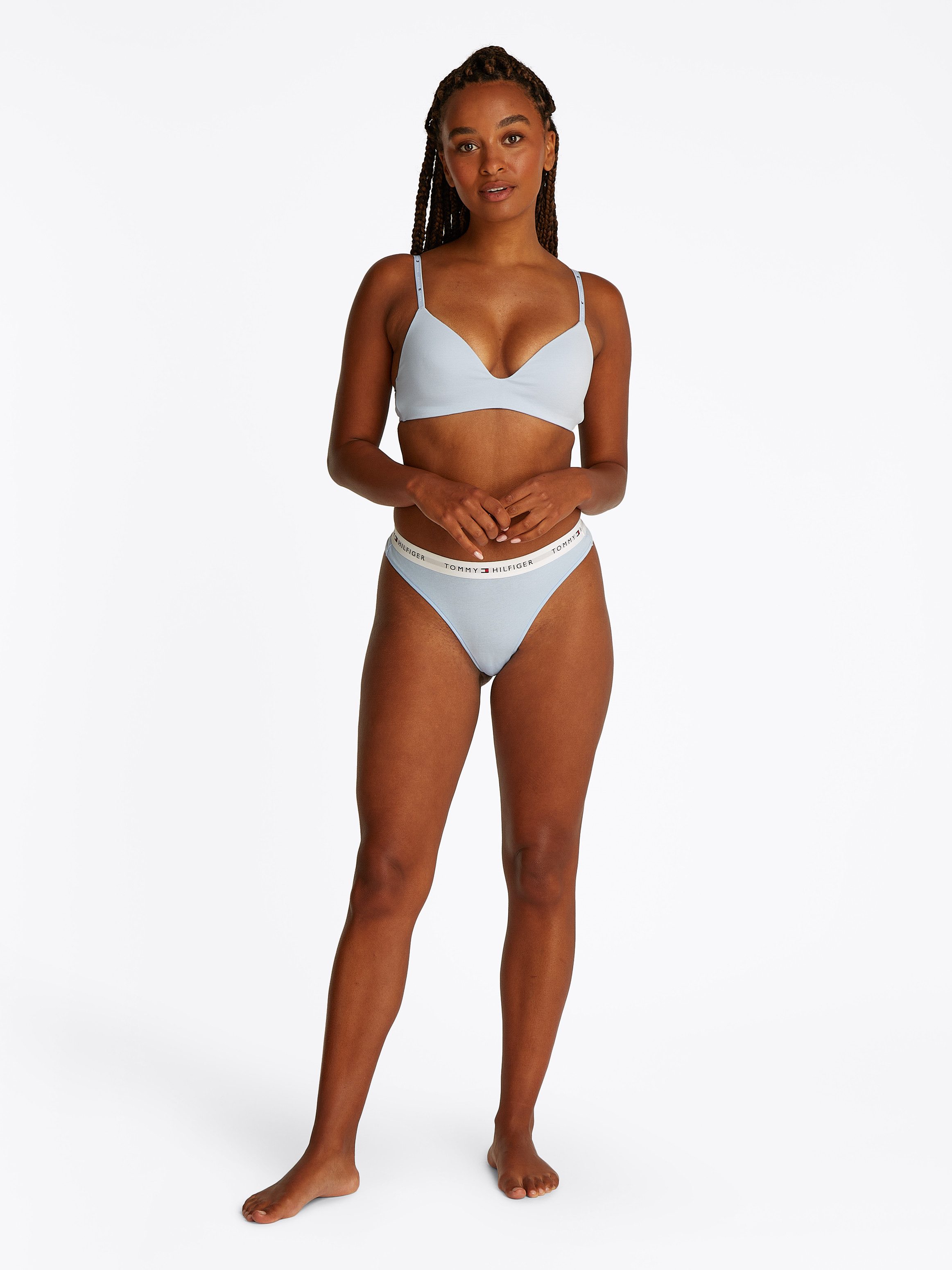 Tommy Hilfiger Underwear String met een logo-opschrift (3 stuks)