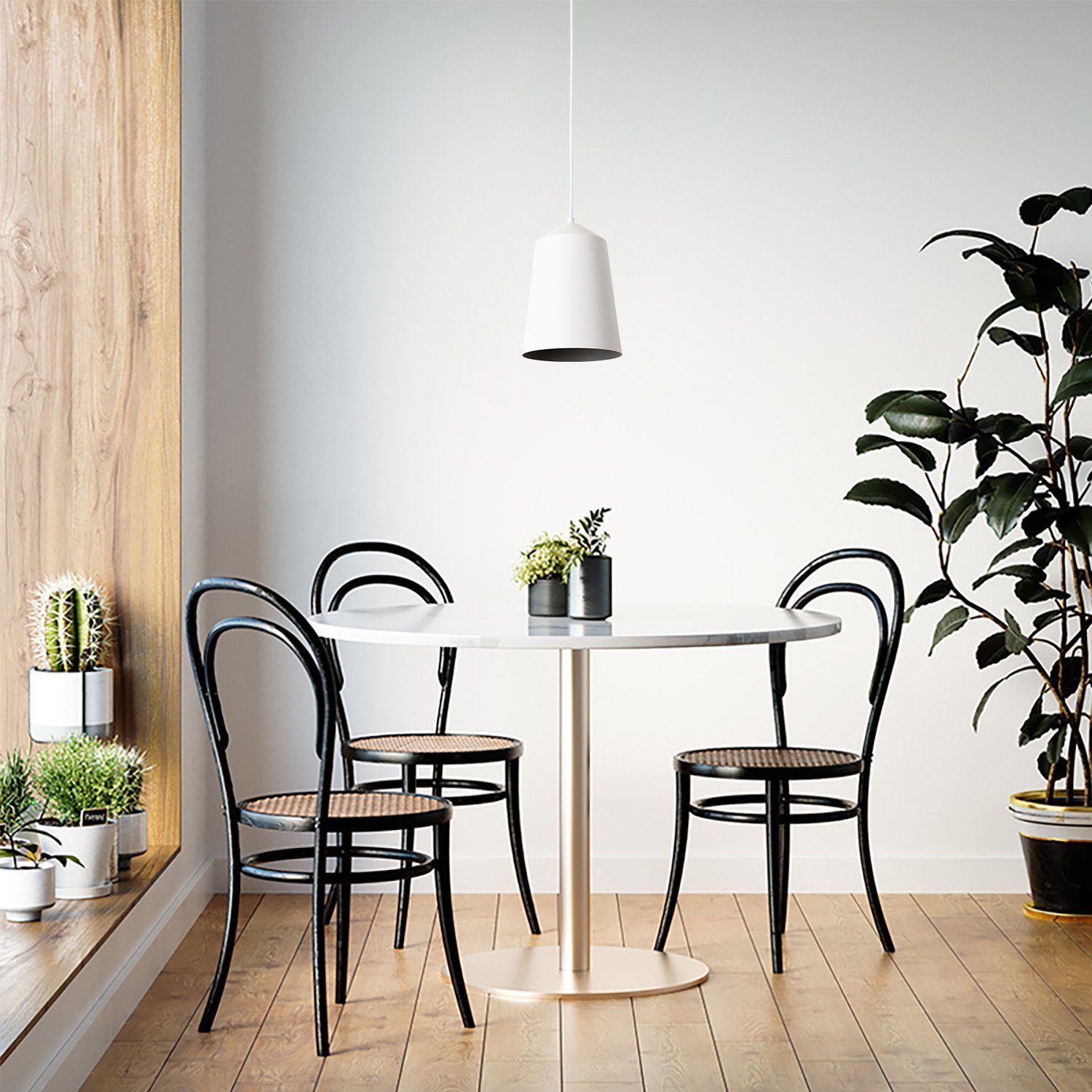 Paco Home Plafondlamp Jackson Woonkamer aluminium poedercoating industrieel ontwerp E27