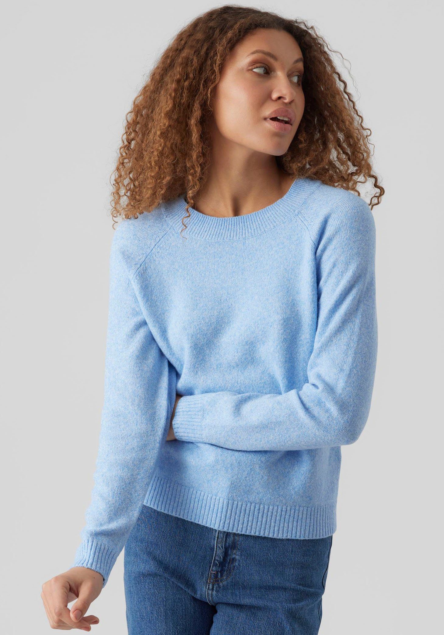 Vero Moda Trui met ronde hals VMDOFFY LS O-NECK BLOUSE GA NOOS