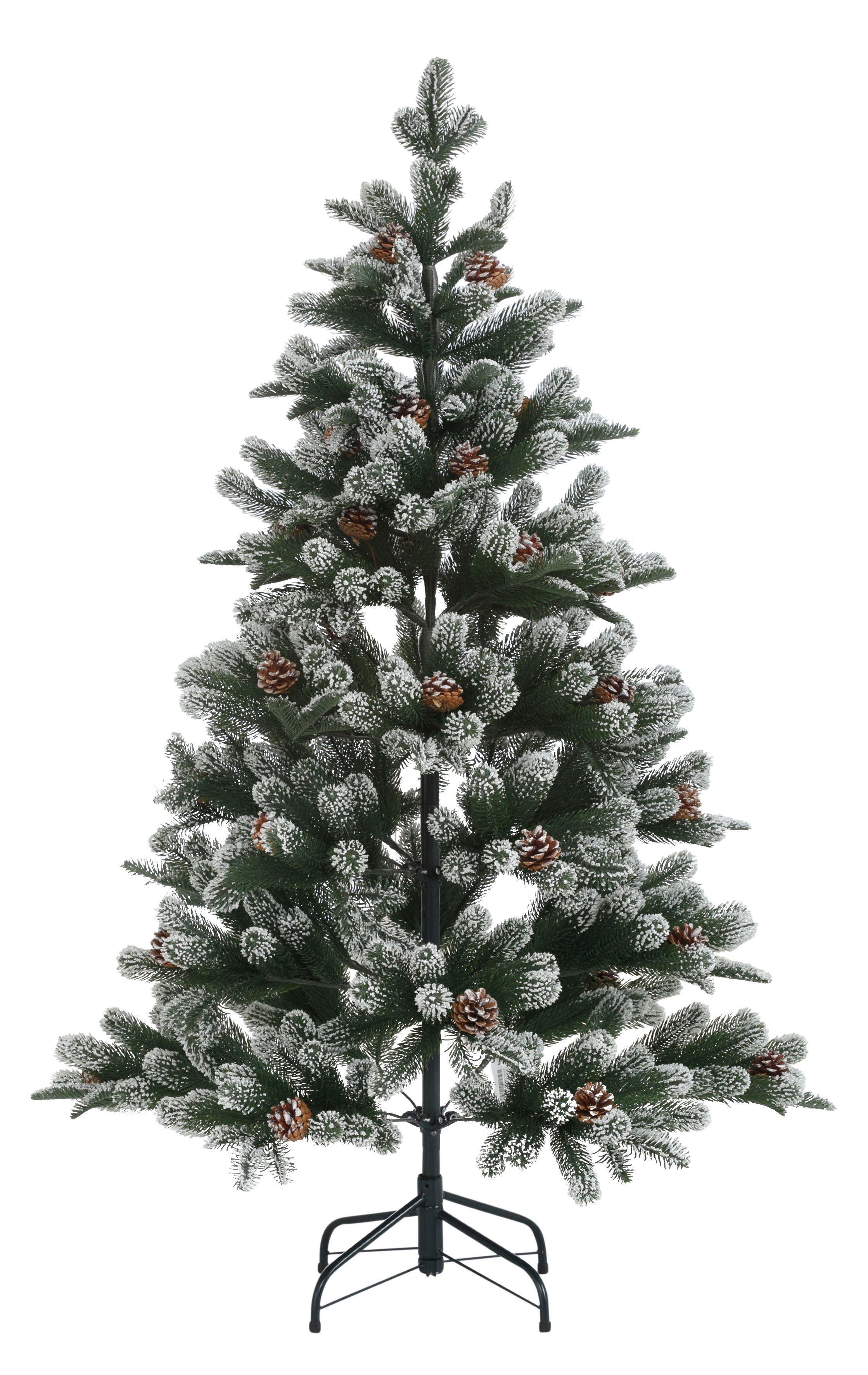 myflair moebel  accessoires kunstkerstboom kerstversiering, snow on green, kunstkerstboom, dennenboom groen