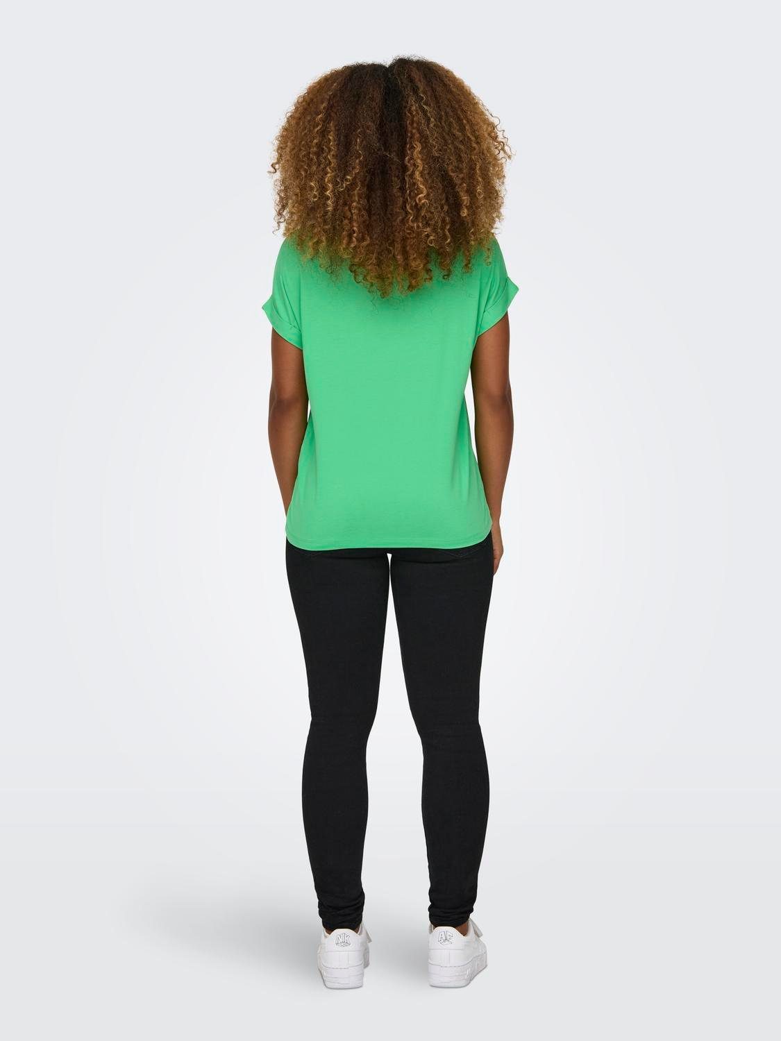 Only T-shirt ONLMOSTER S S O-NECK TOP NOOS JRS