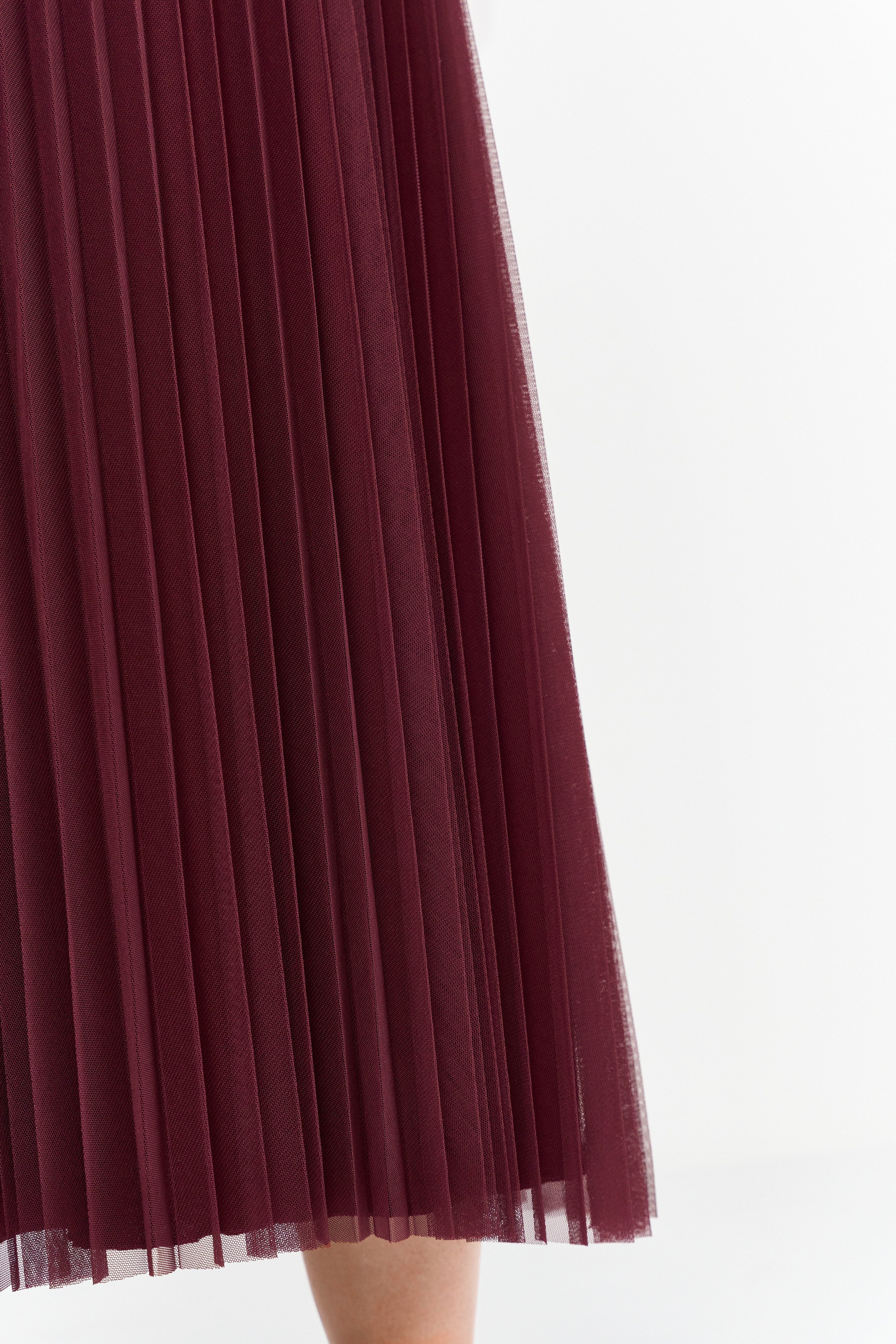 Rich & Royal Plissérok met elastische taille