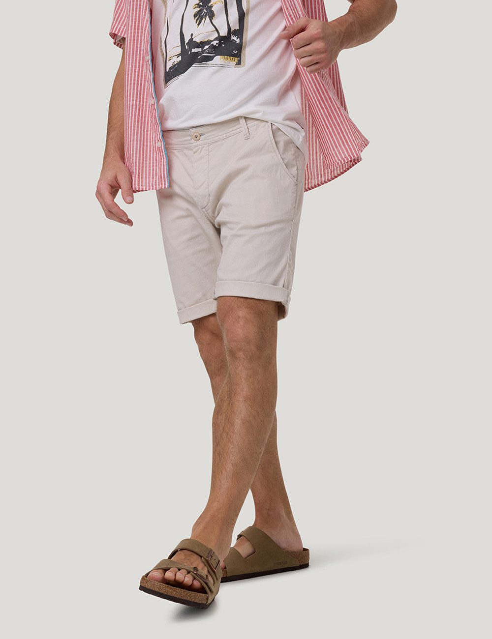 Pioneer Authentic Jeans Chino-short LENNY chino shorts in de four-pocket stijl